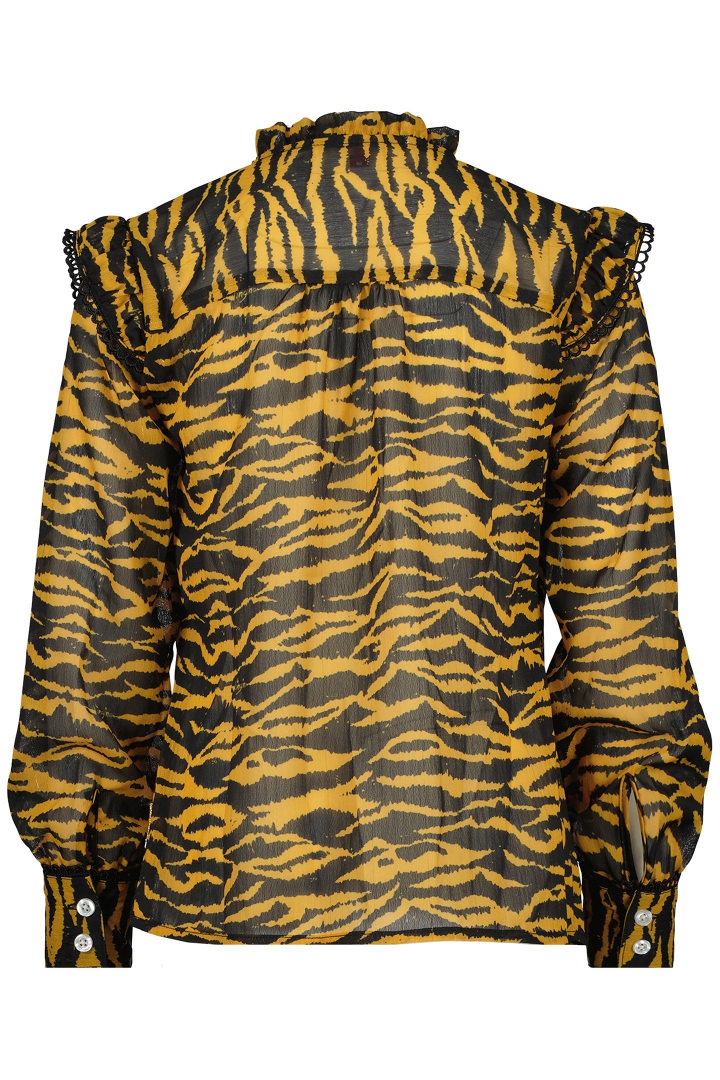 GIRL'S LORAINE BLOUSE OCHRE YELLOW 2