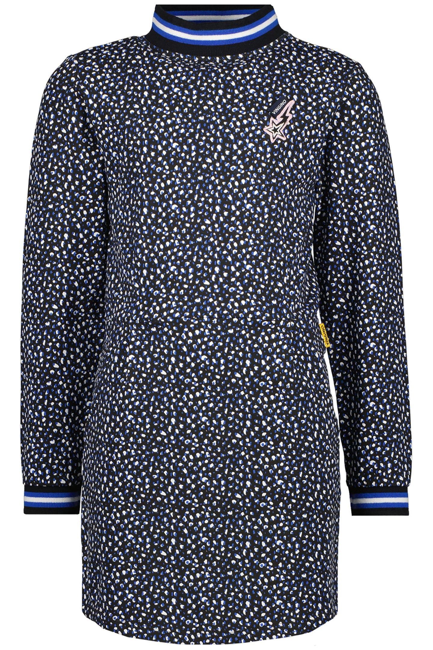 GIRL'S PLEUN MIDI DRESS CAPRI BLUE 1