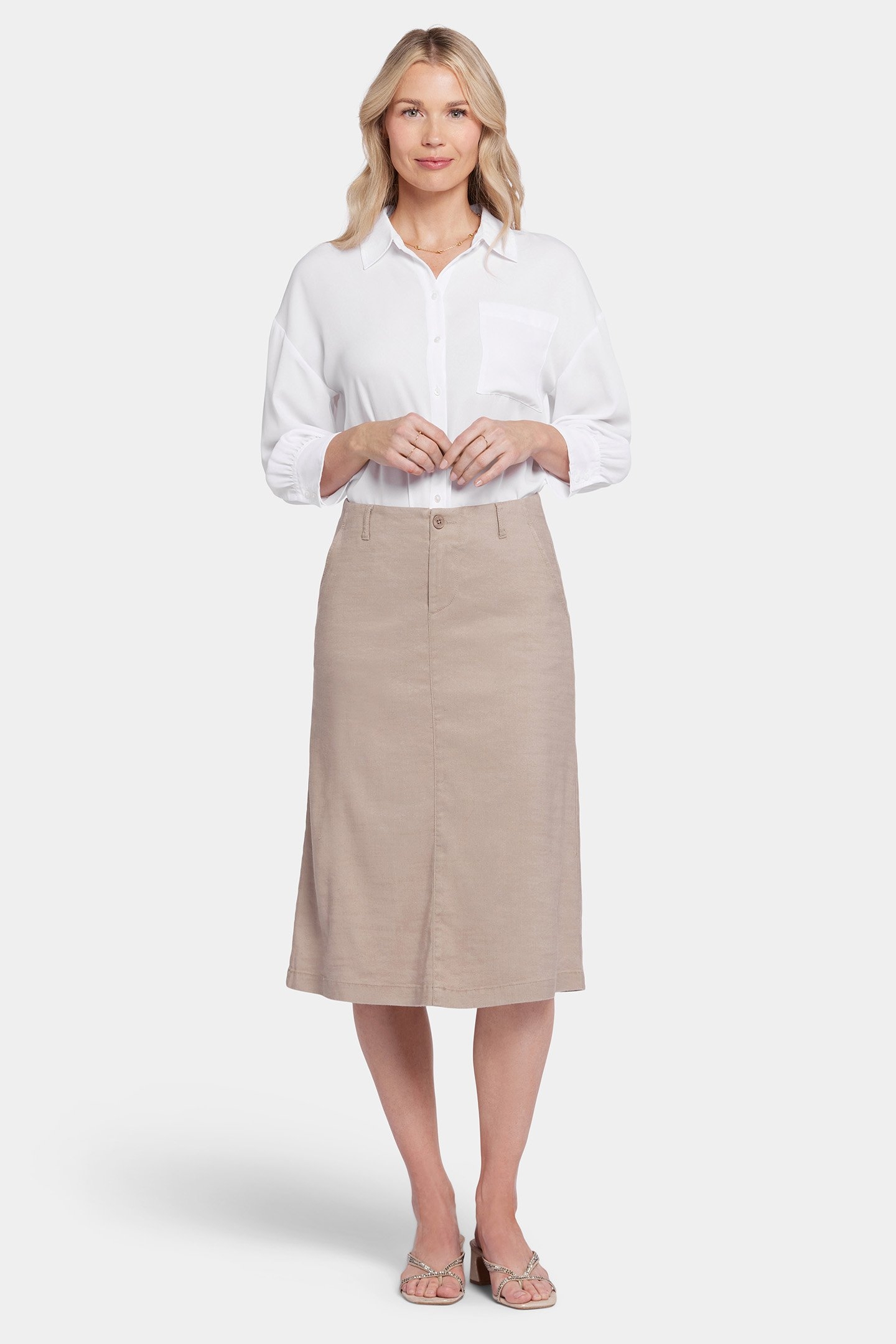 MARILYN A-LINE SKIRT SADDLEWOOD 1