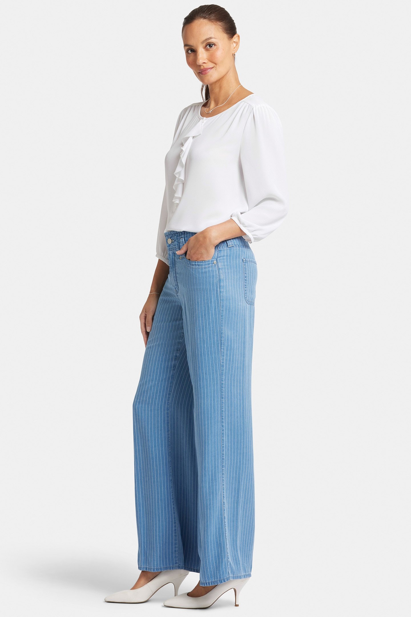 TERESA WIDE LEG LIGHT MARINE STRIPE 3