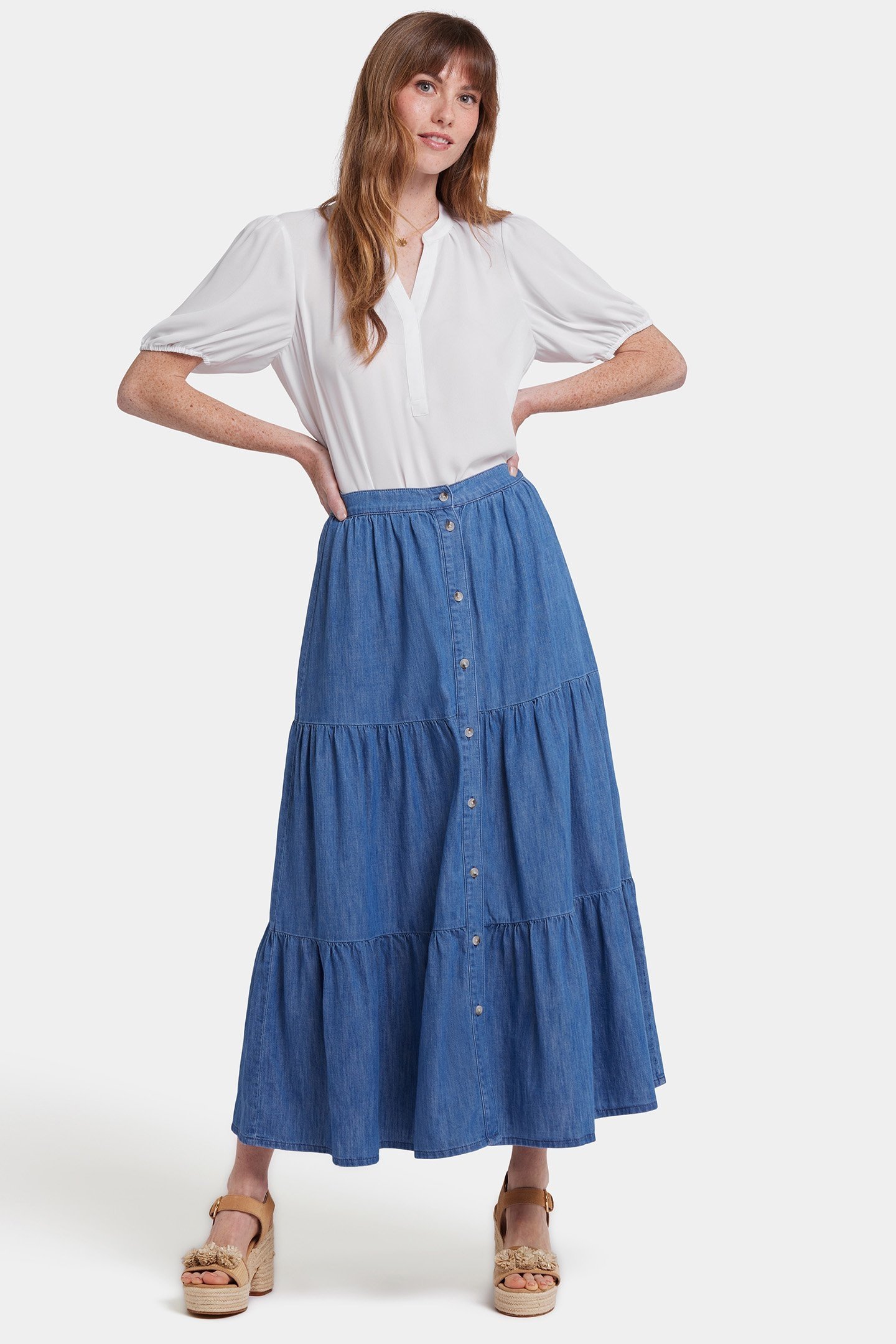 TIERED MAXI SKIRT EVERLY 4