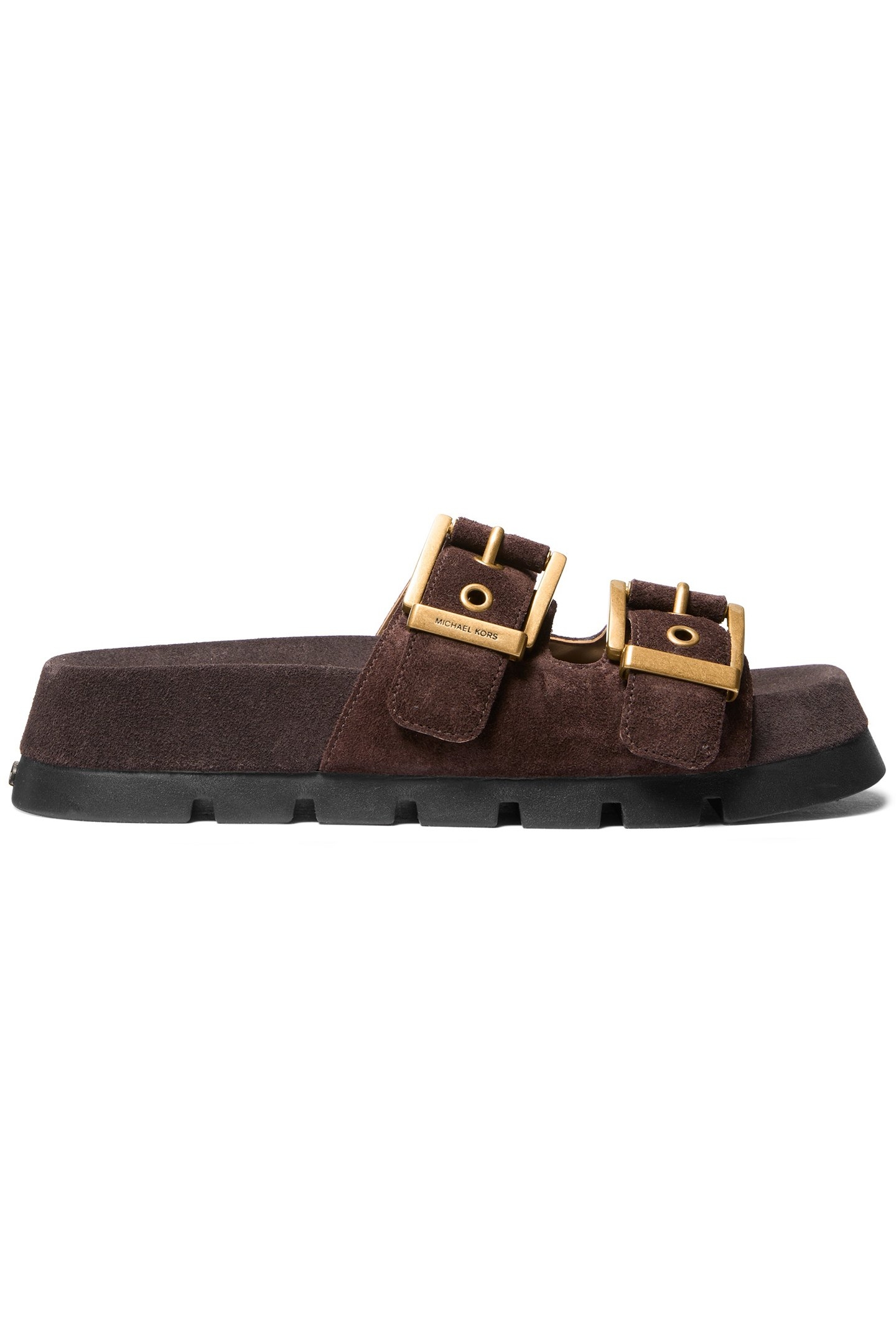 COLBY FLAT SANDAL IN CHOCOLATE BROWN 1