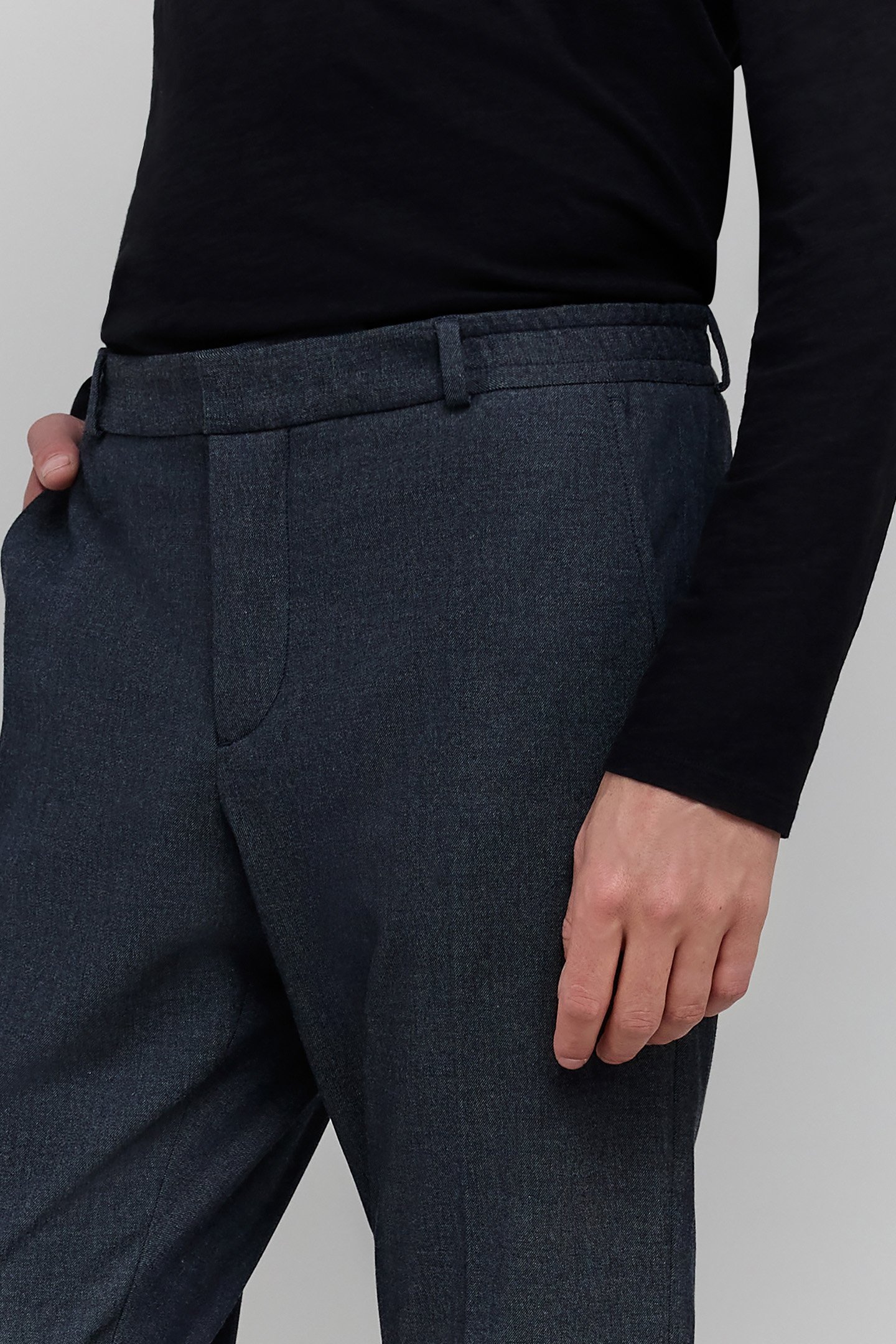 NAVY MOTTLED JOGPANTS 6