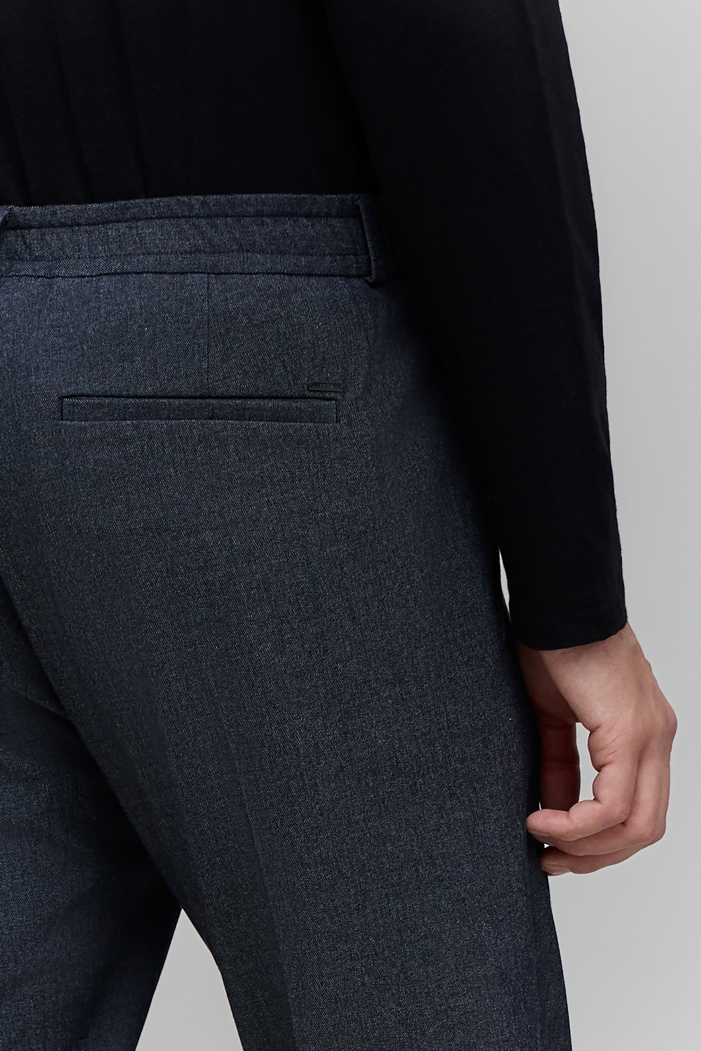 NAVY MOTTLED JOGPANTS 7