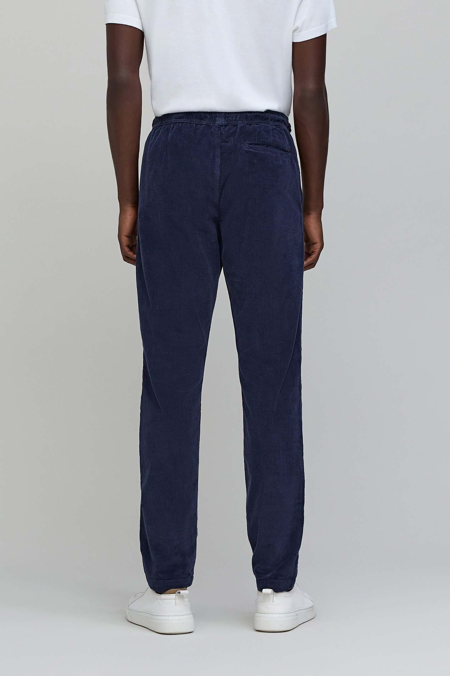 INDIGO CORDUROY JOGPANTS 2