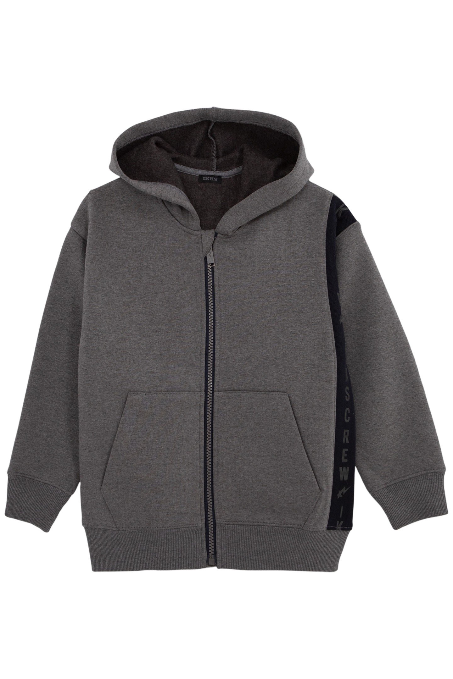 GREY CARDIGAN WITH LETTERING ON BOY'S SIDE 1