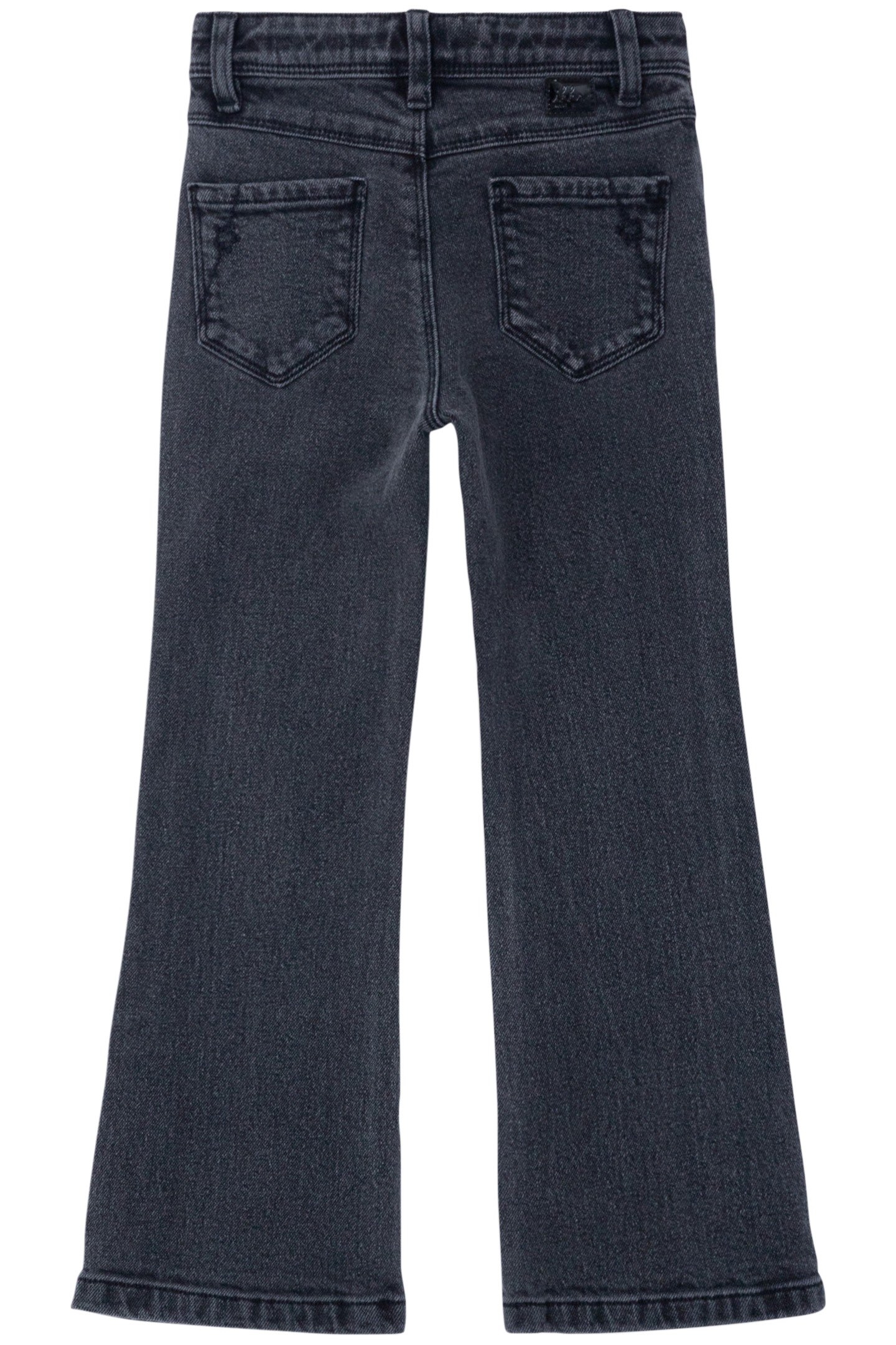 GIRLS' DARK GREY FLARE JEANS 2