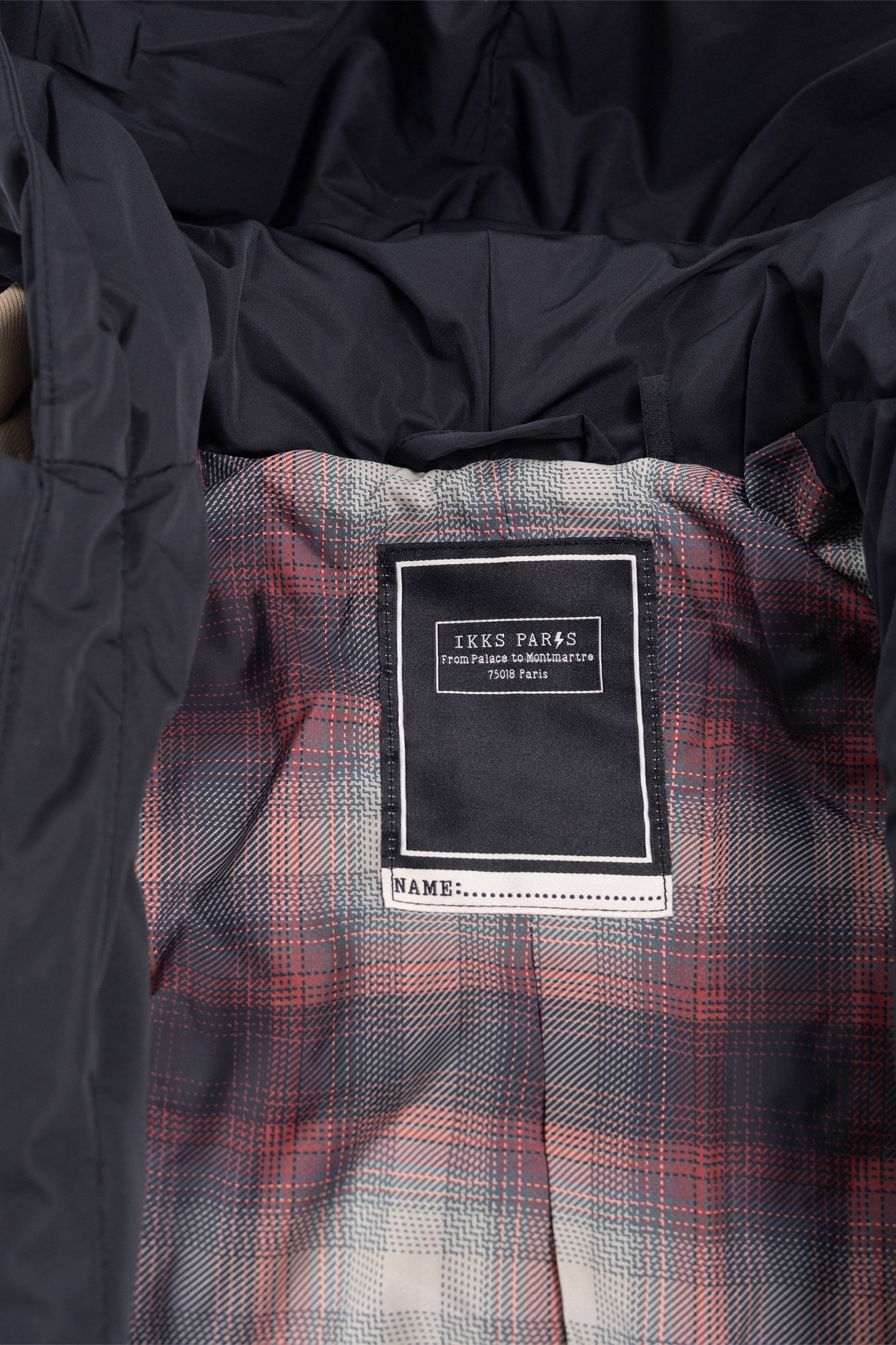 BEIGE TRENCH COAT WITH BOY'S HOODED TRIM 7