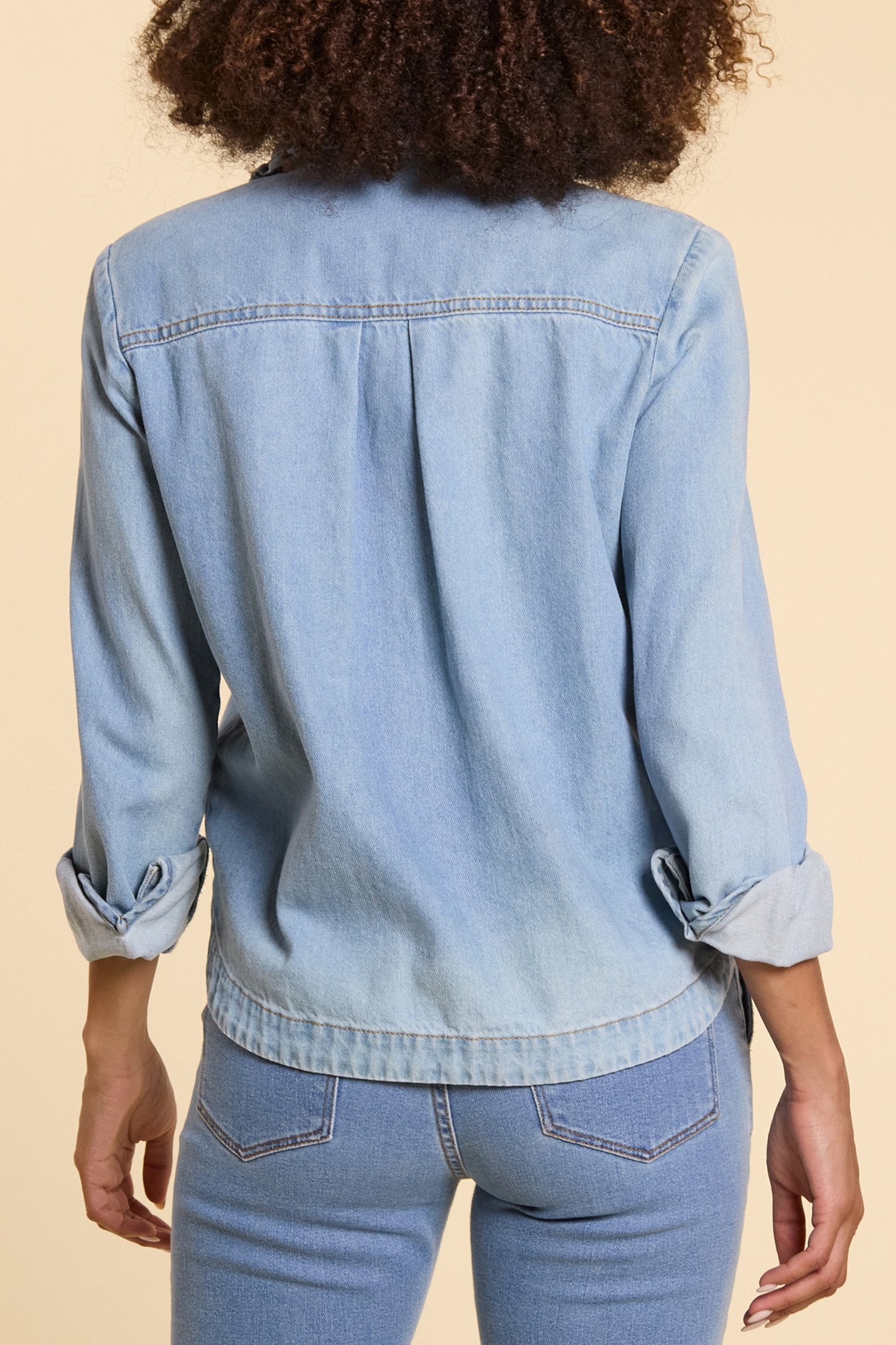 AUTHENTIC DENIM SHIRT WITH XL COLLAR 2