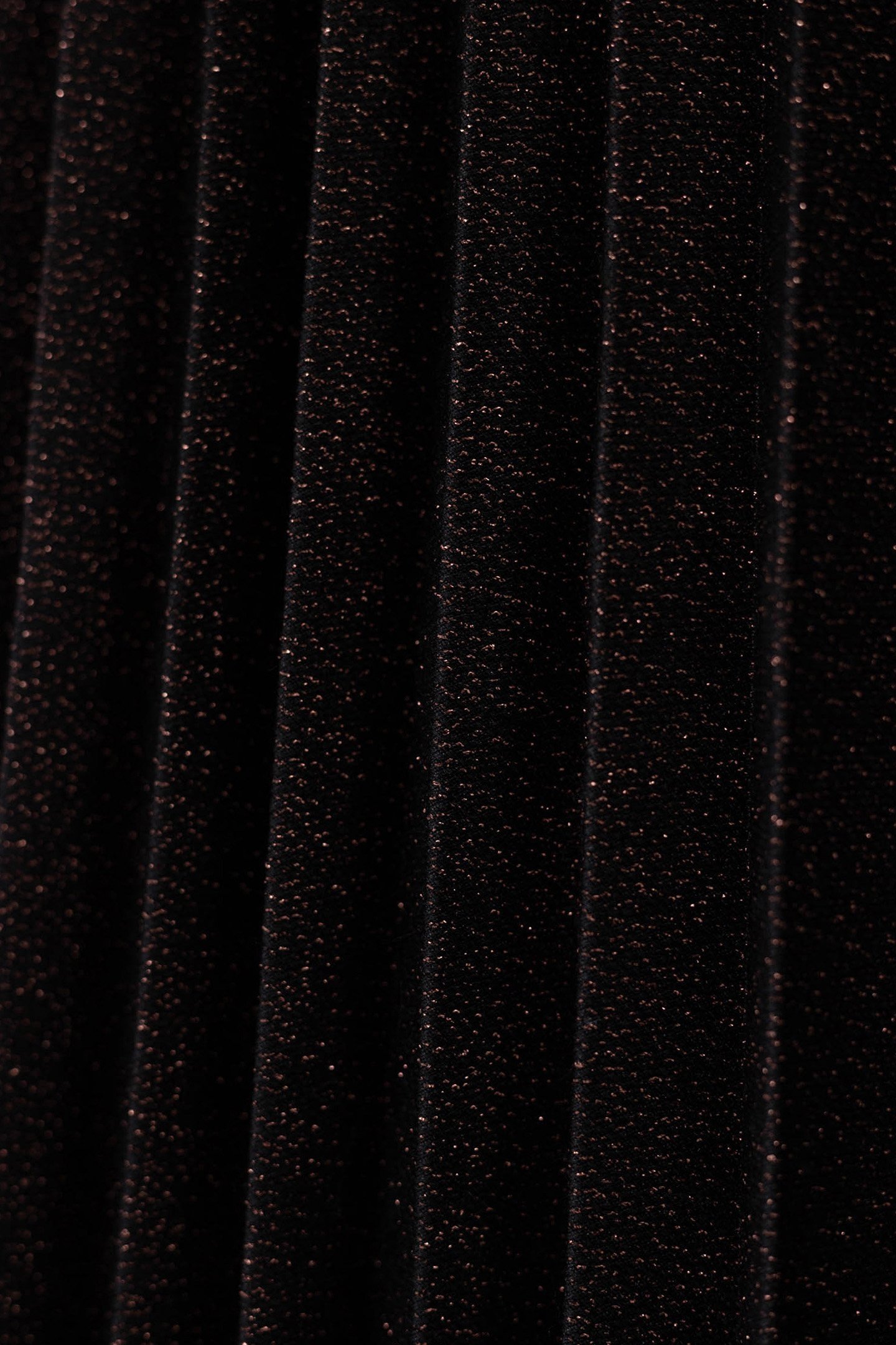 BLACK COPPER GLITTER KNIT LONG DRESS 8