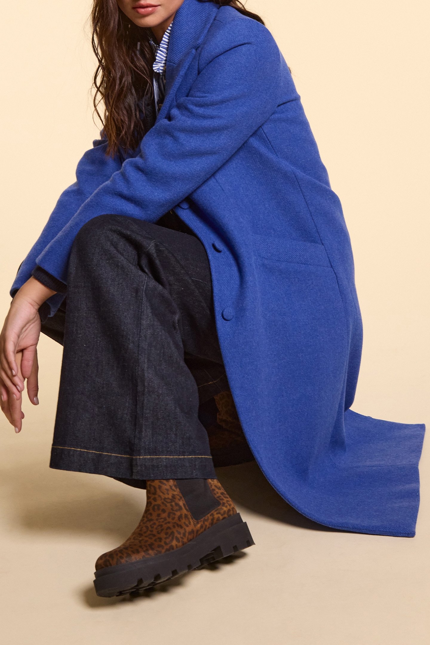 SKY BLUE LONG COAT 3