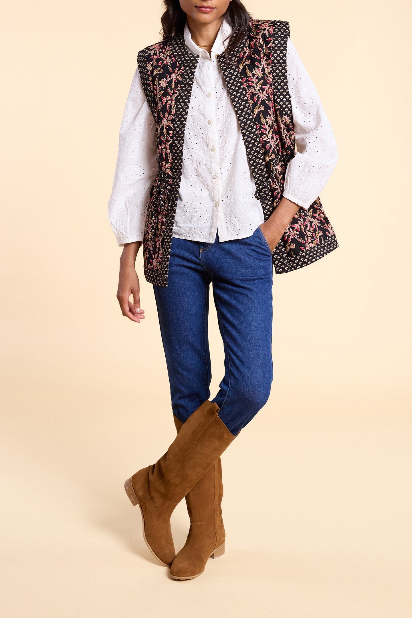 ECRU ENGLISH EMBROIDERY SHIRT 4