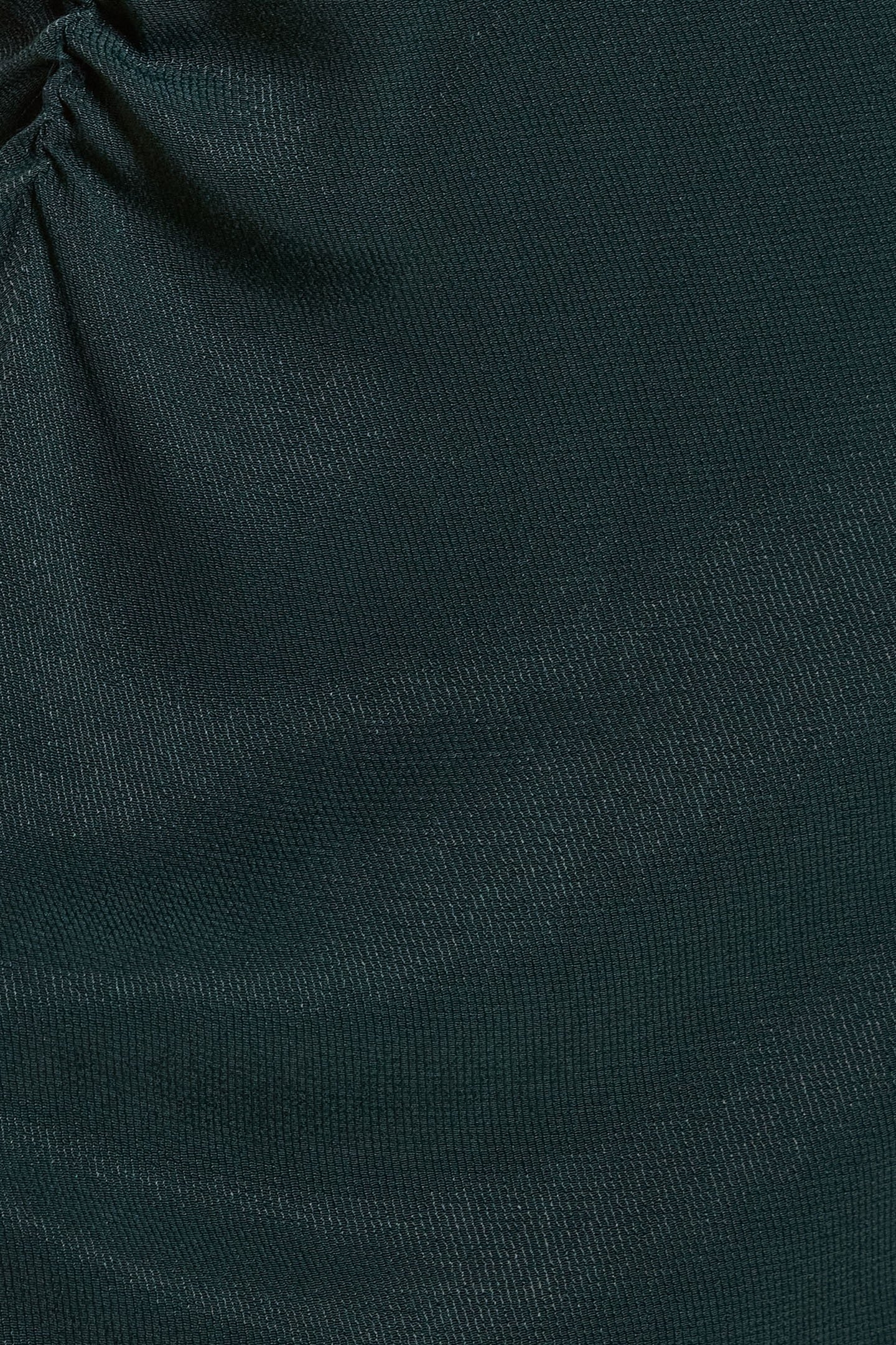 MIDNIGHT GREEN MIDI SKIRT SIDE SLIT 7