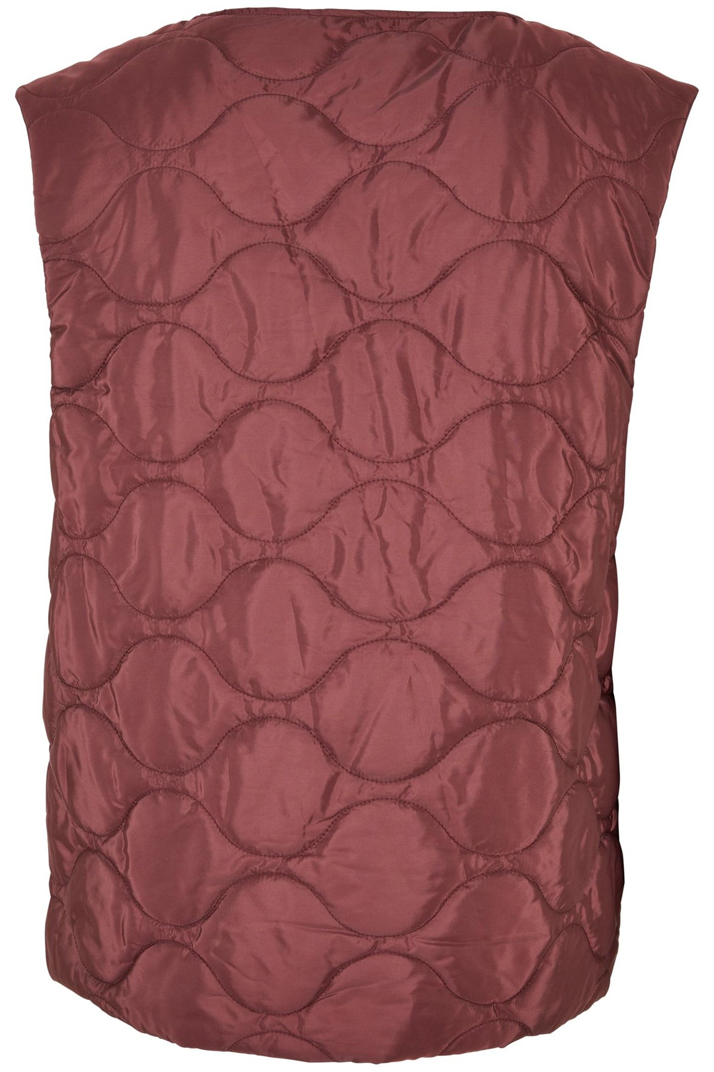 ZIPPED GILET CHERRY 2