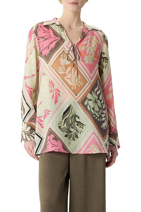 COMMA BLOUSES LILAC/PINK 1