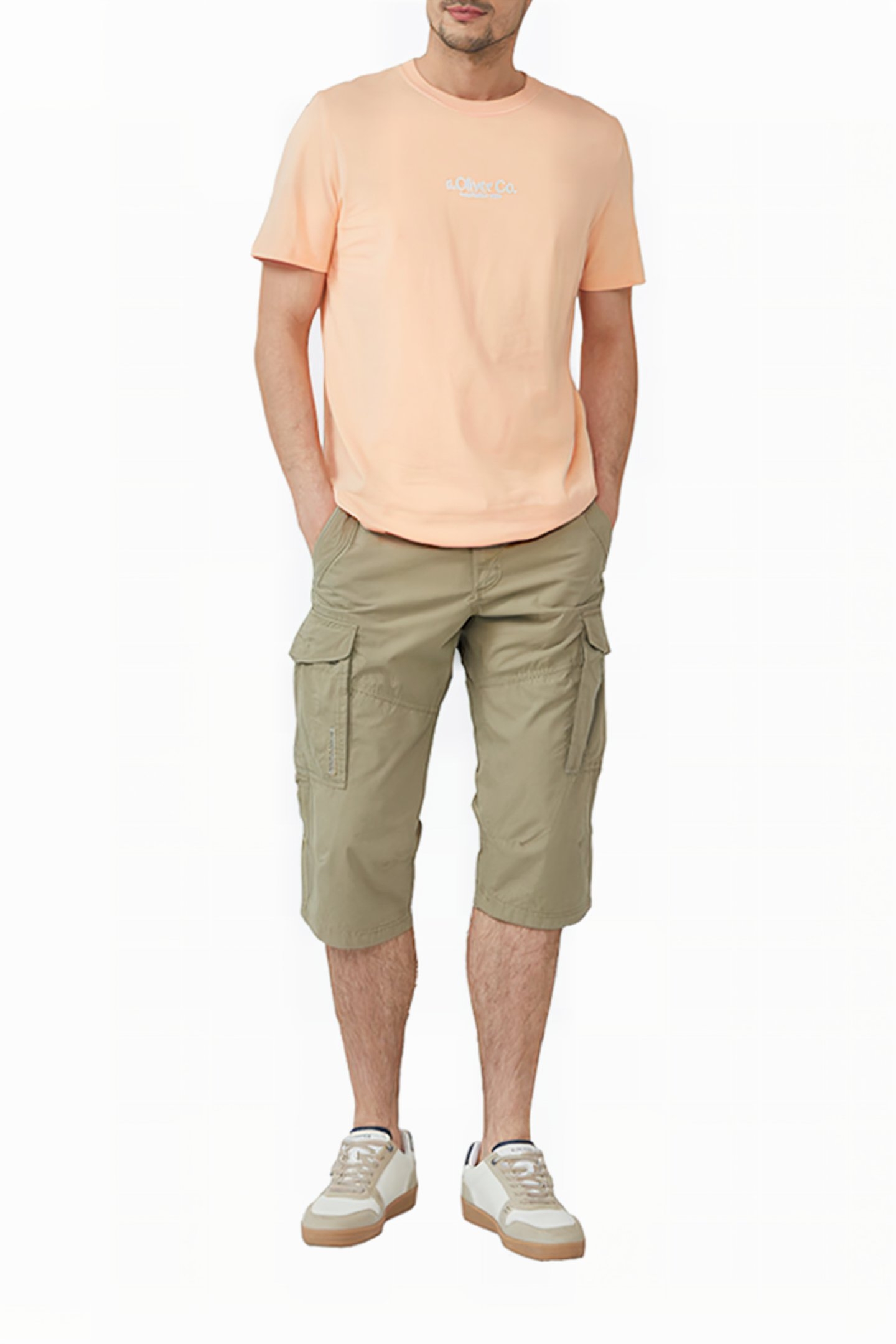 S.OLIVER SHORTS DARKGREEN 2