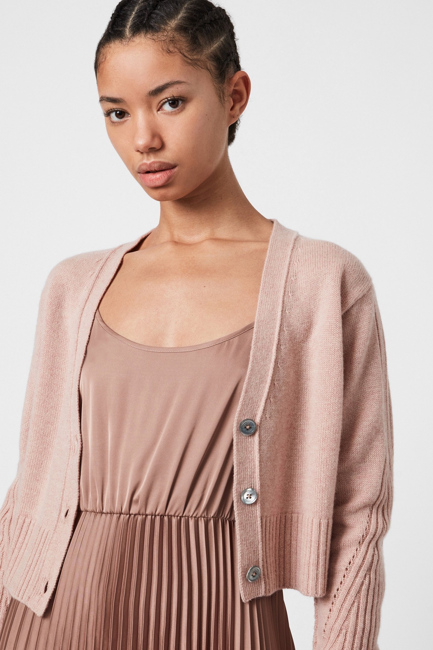 ANDREA DRESS ROSE PINK/PINK 5