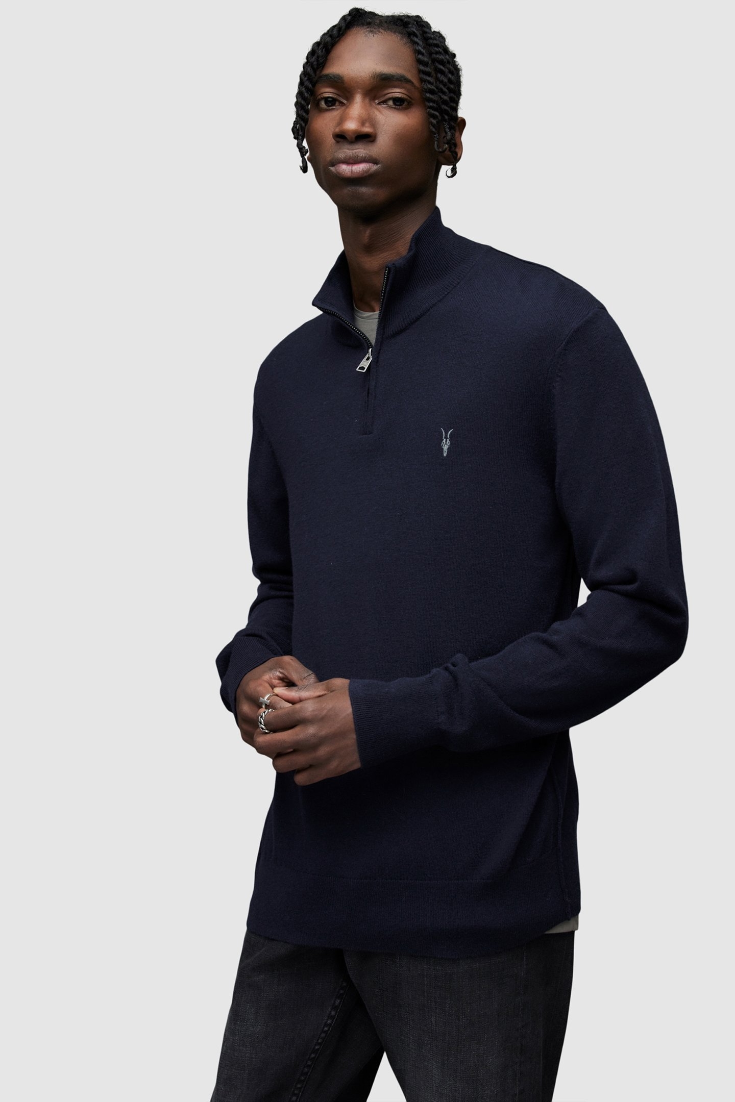 KILBURN ZIP FUNNEL DEEP BLUE 1