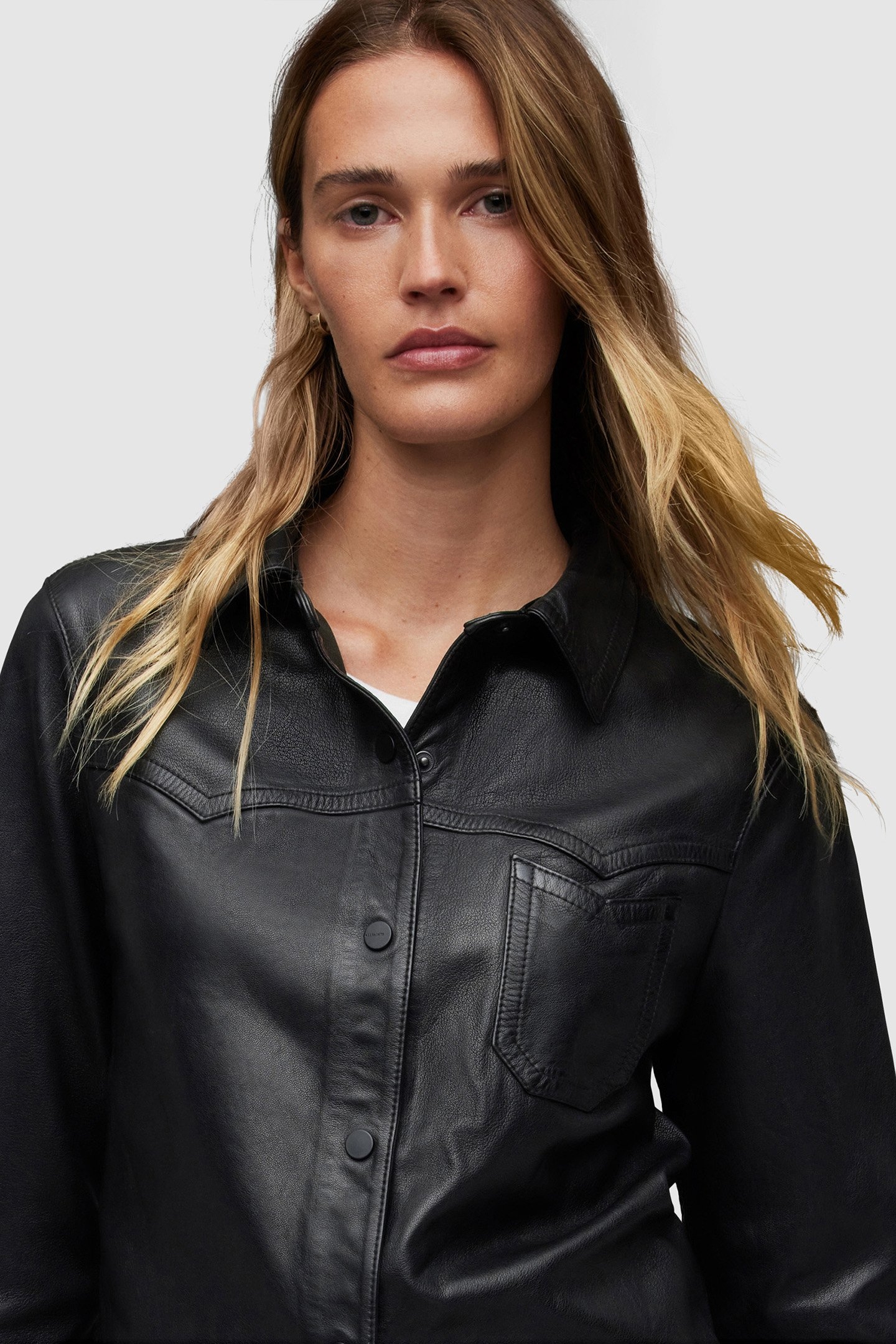 ASHWOOD LEATHER SHIR BLACK 6