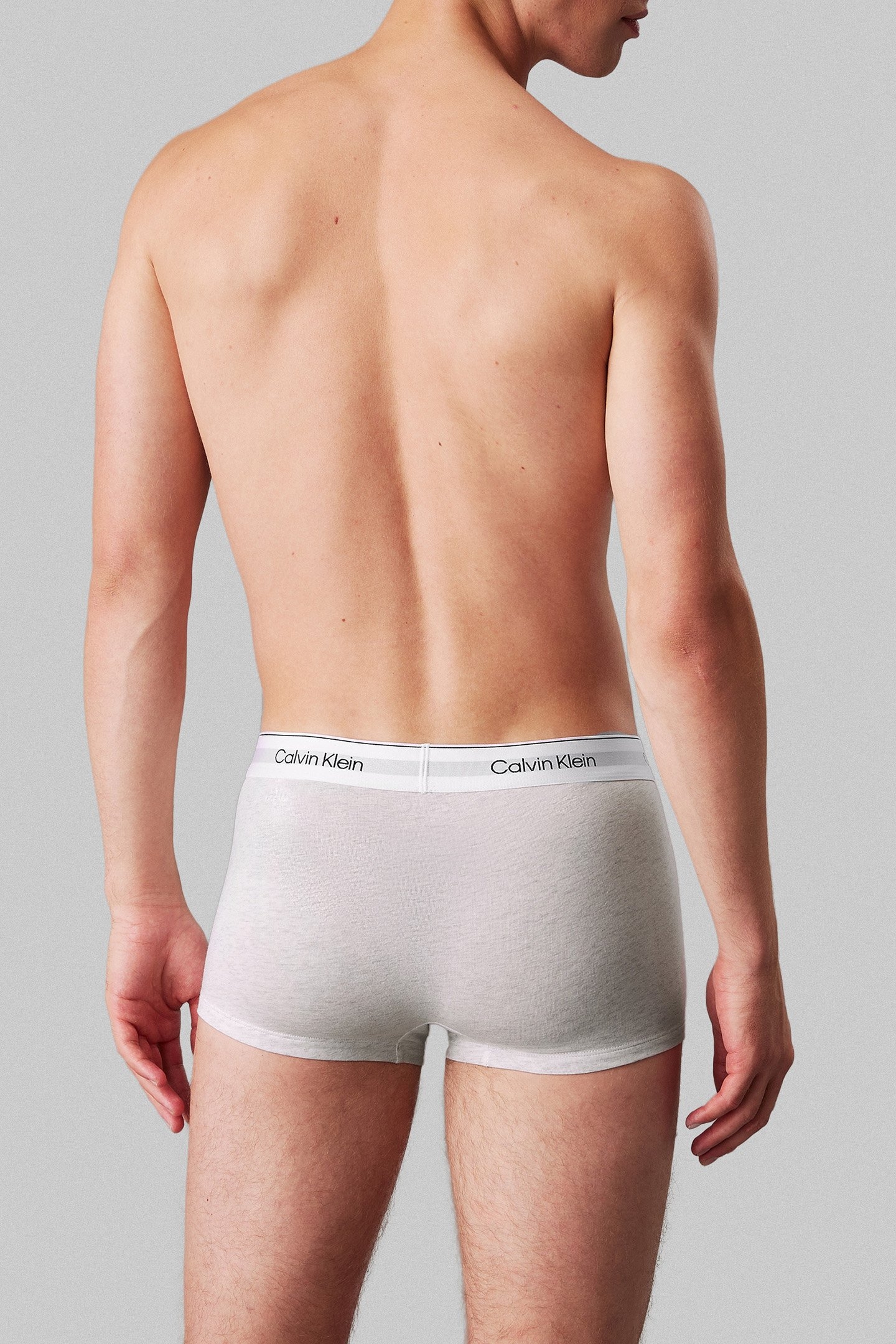 LOW RISE TRUNK 3PK BLACK, SNOW HEATHER, BUFF PINK 3