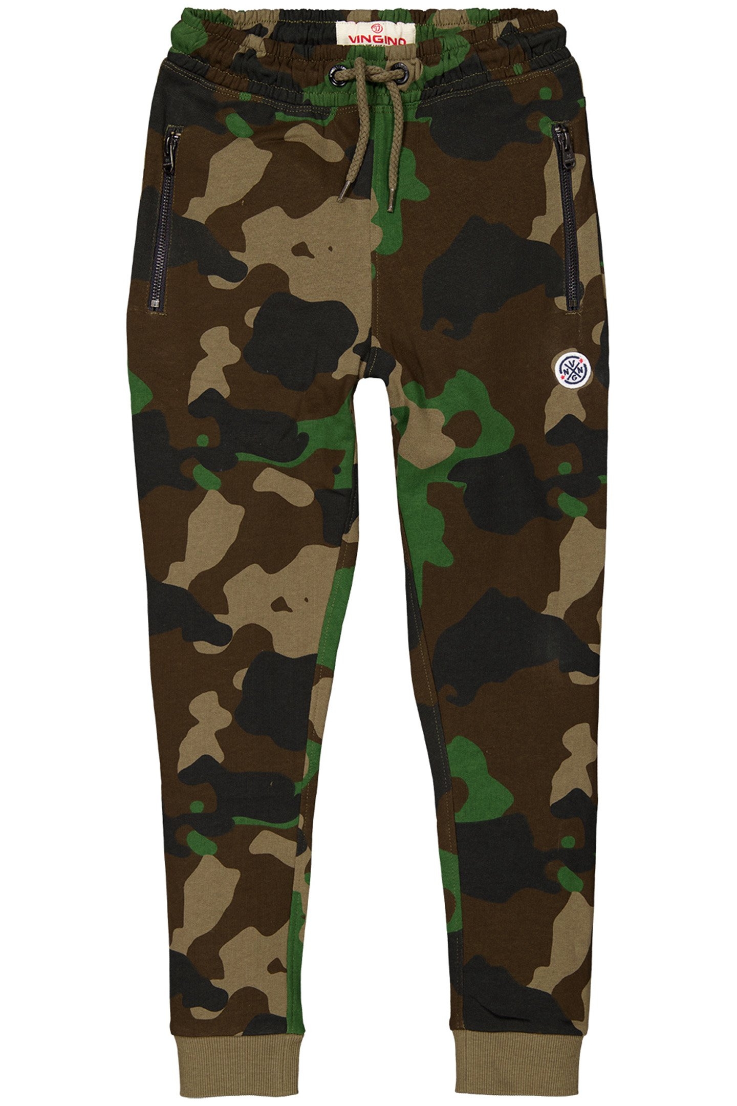 BOY'S SADOR PANTS CAMOUFLAGE GREEN 1