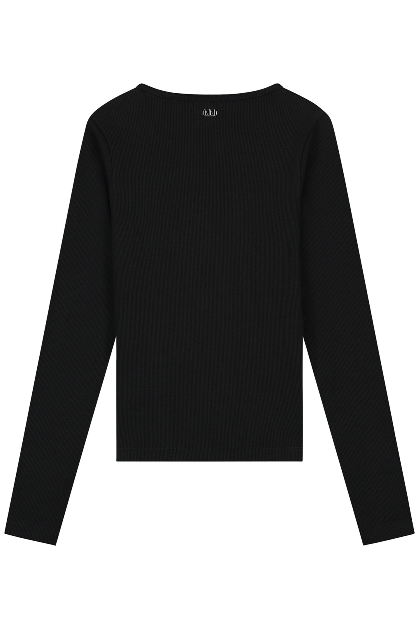 PRESLEY LS RIB TOP BLACK 3