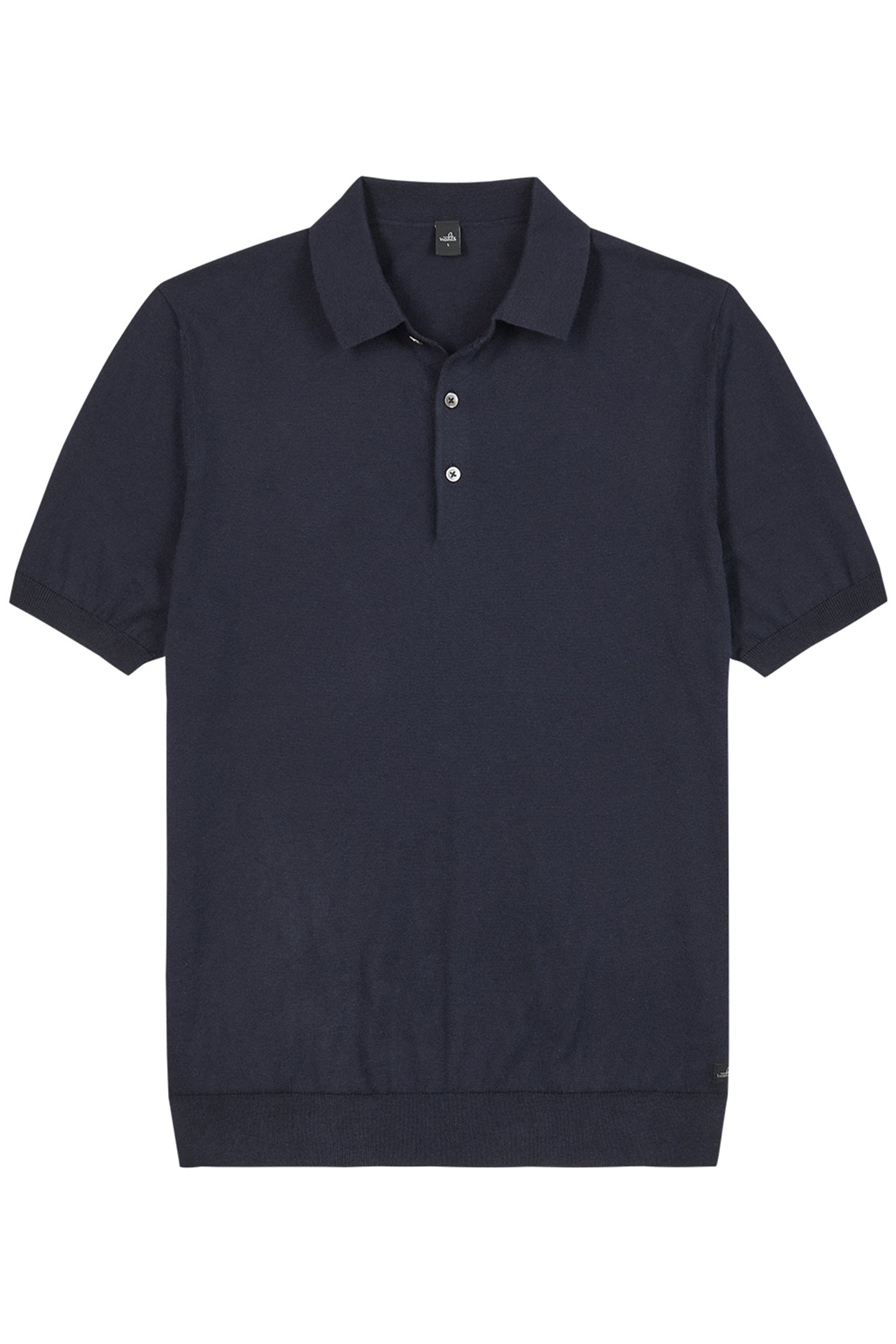 PEREZ | COTTON CASHMERE POLO NAVY BLUE 1