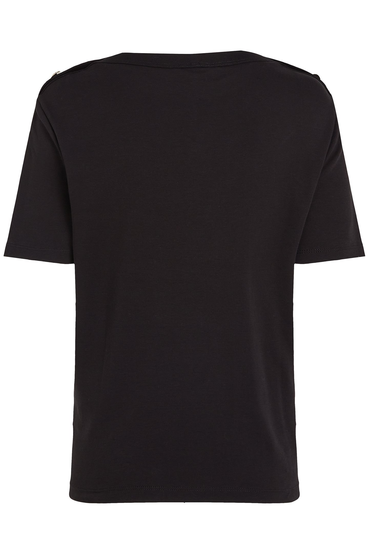 TOMMY HILFIGER STANDARD FIT T-SHIRT BLACK 5