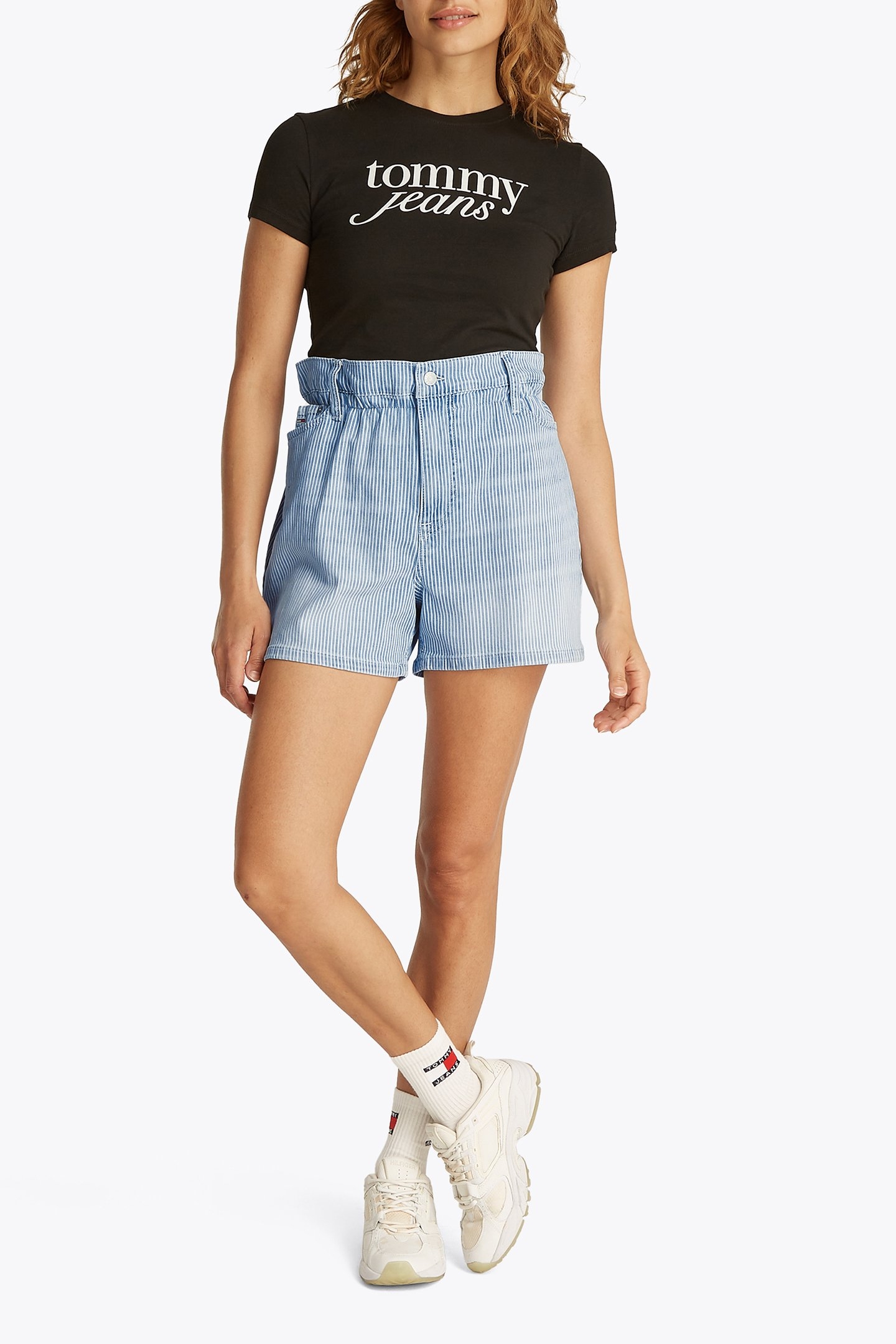 PAPERBAG SHORT REGULAR FIT EXTRA SHORT DENIM - BLUE 2
