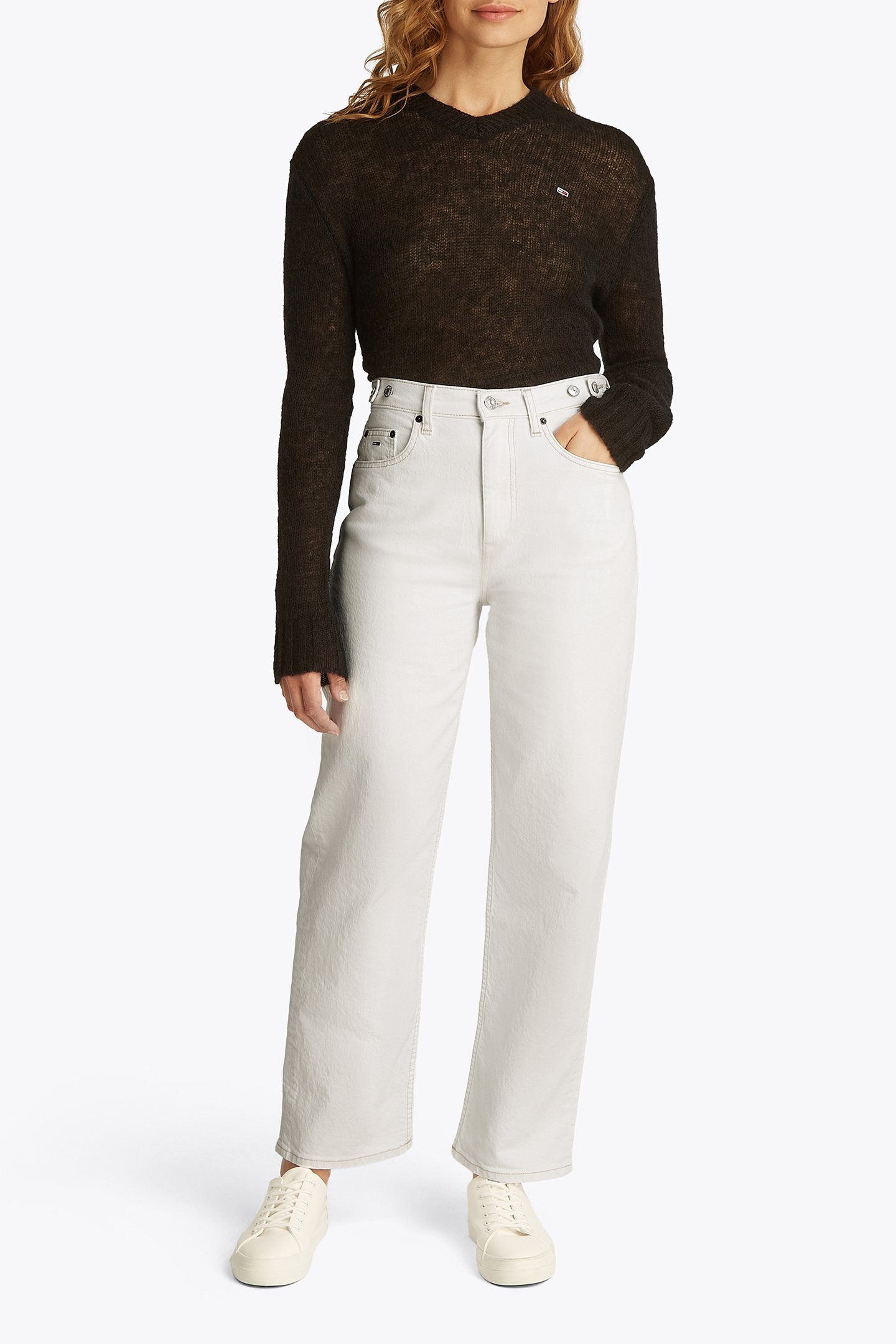 LAYLA HR SLIM STR TA DENIM WHITE 2