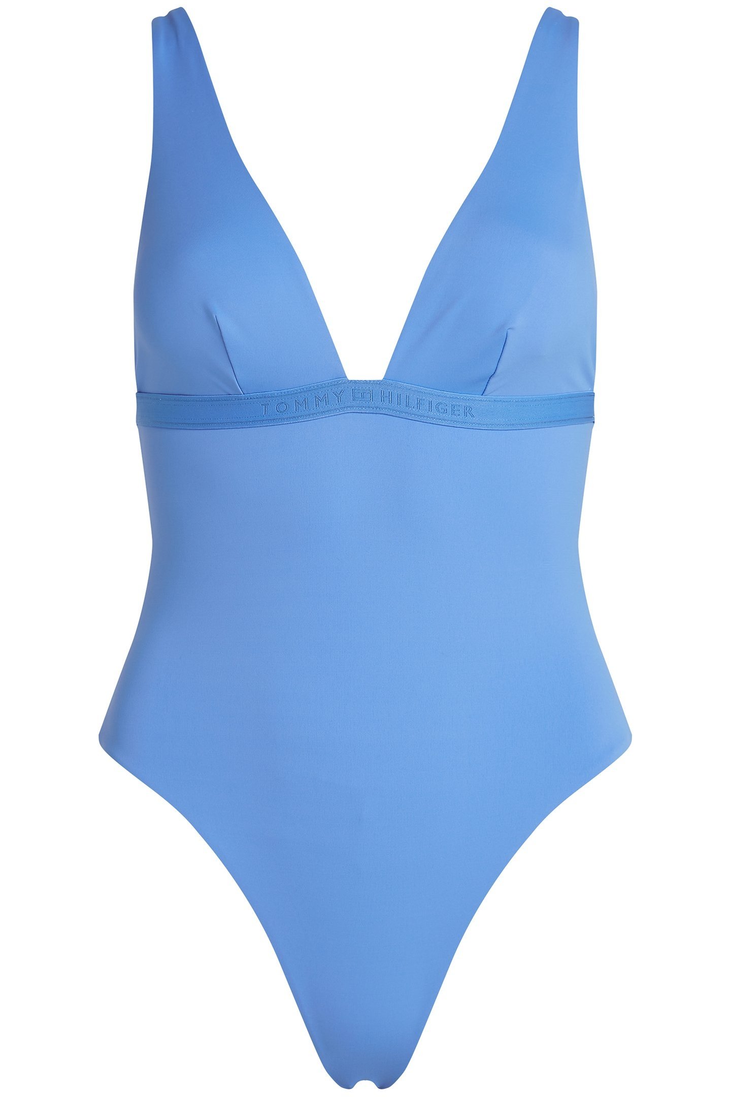 PLUNGE ONE PIECE SWIMSUIT AZURE 5