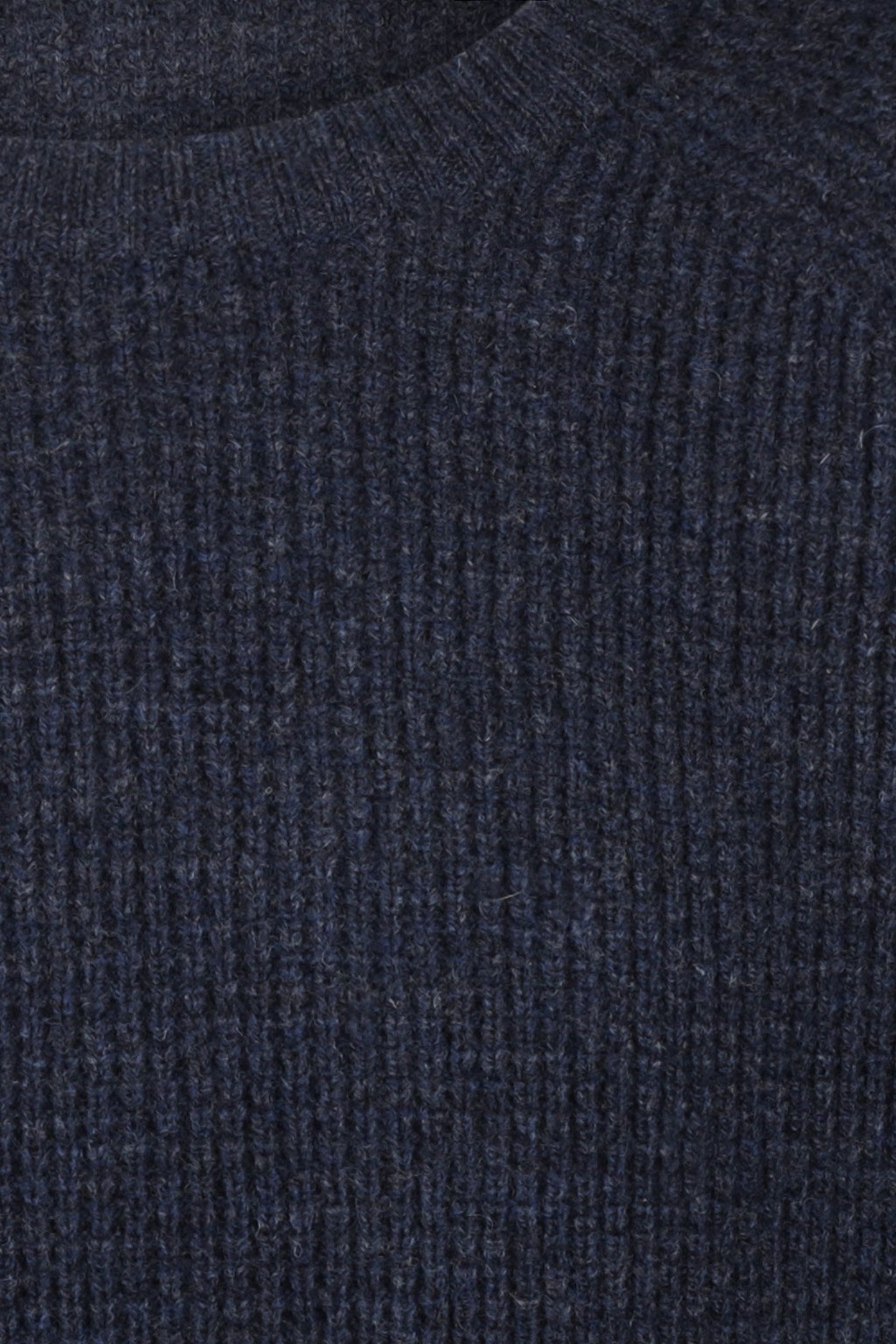 FANCY KNIT C-NECK SWEATER NAVY 3