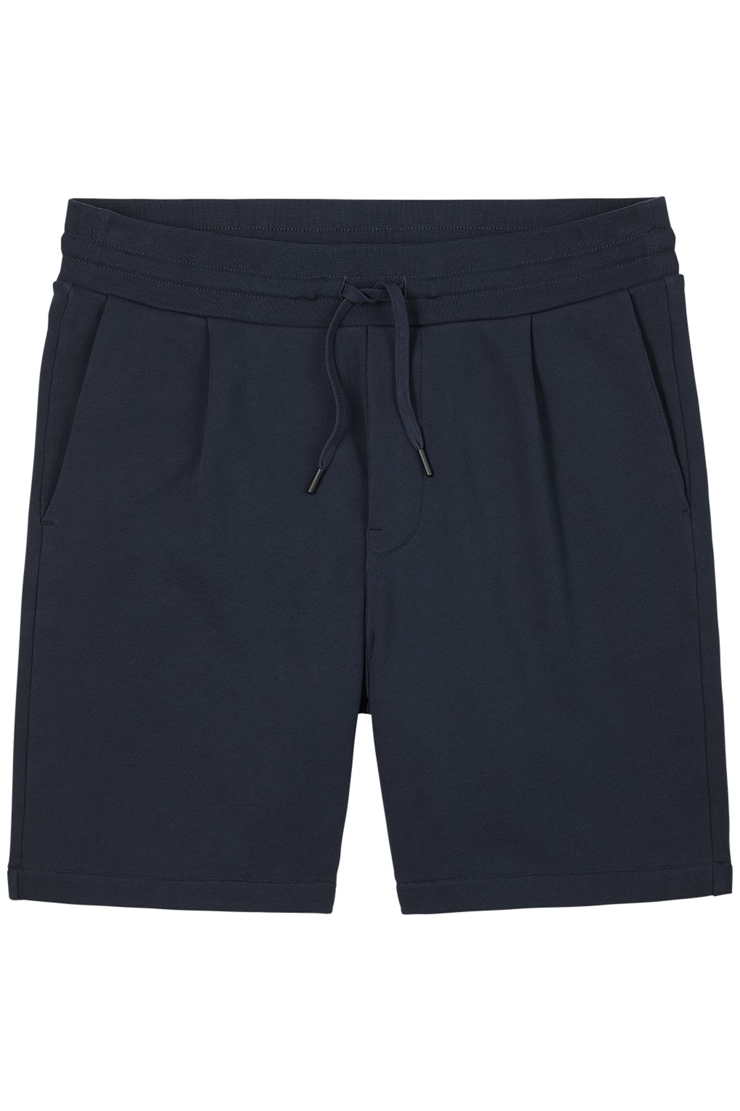 HAYDEN | JERSEY PLEATED SWEATSHORTS NAVY BLUE 2