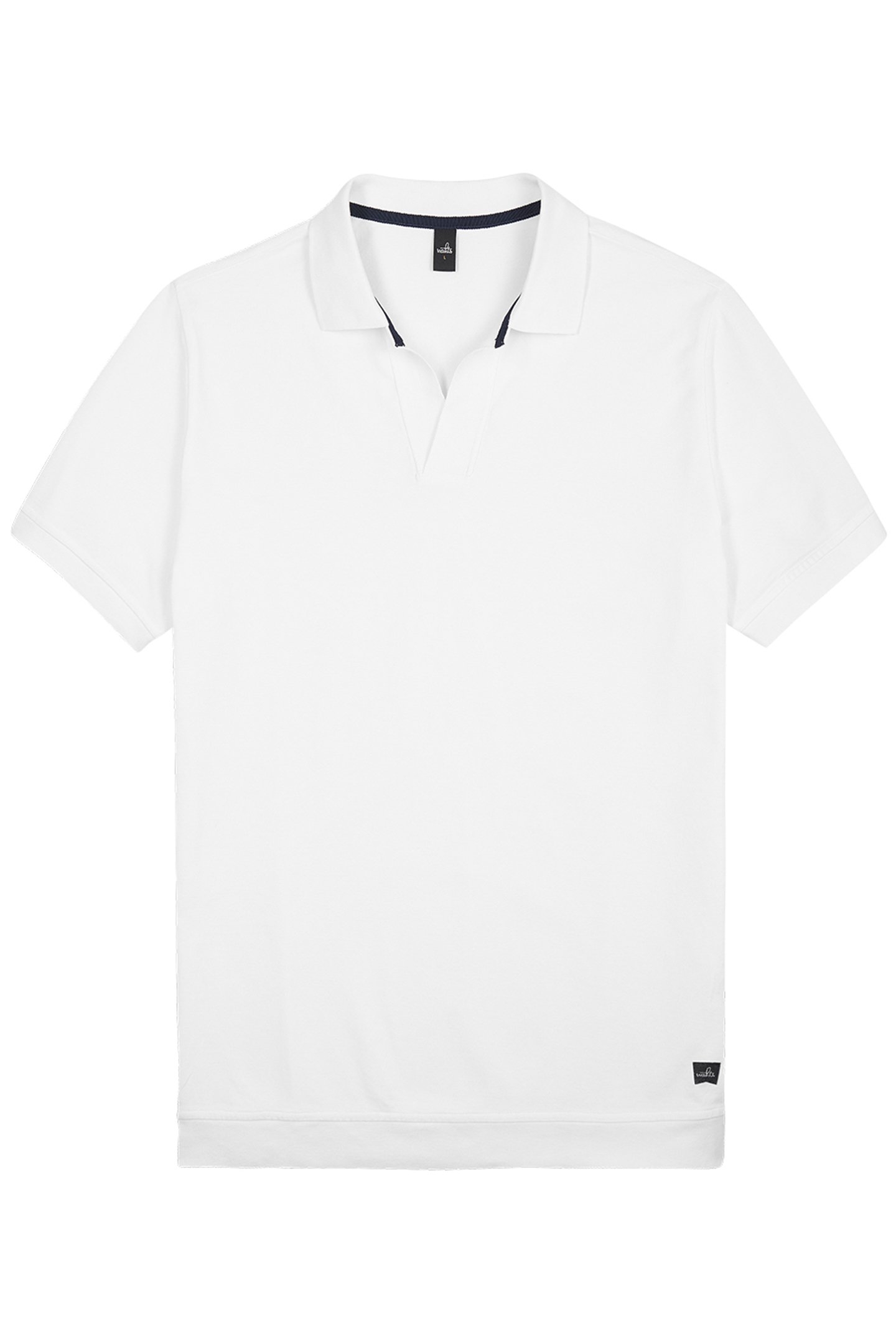 RICE | PIQUÉ RETRO POLO SHIRT PURE WHITE 1