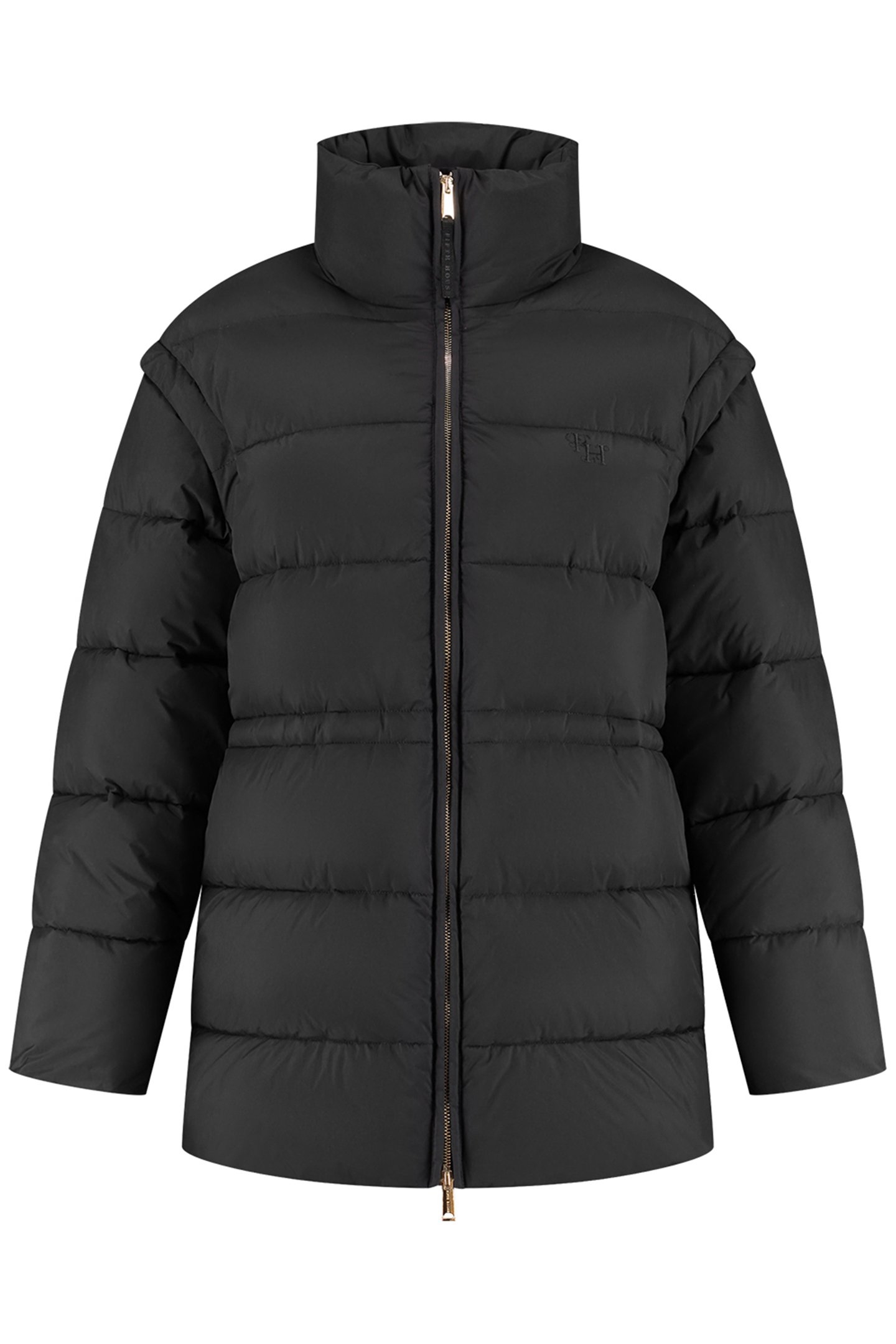 DREW SHORT PUFFER COAT BLACK 2