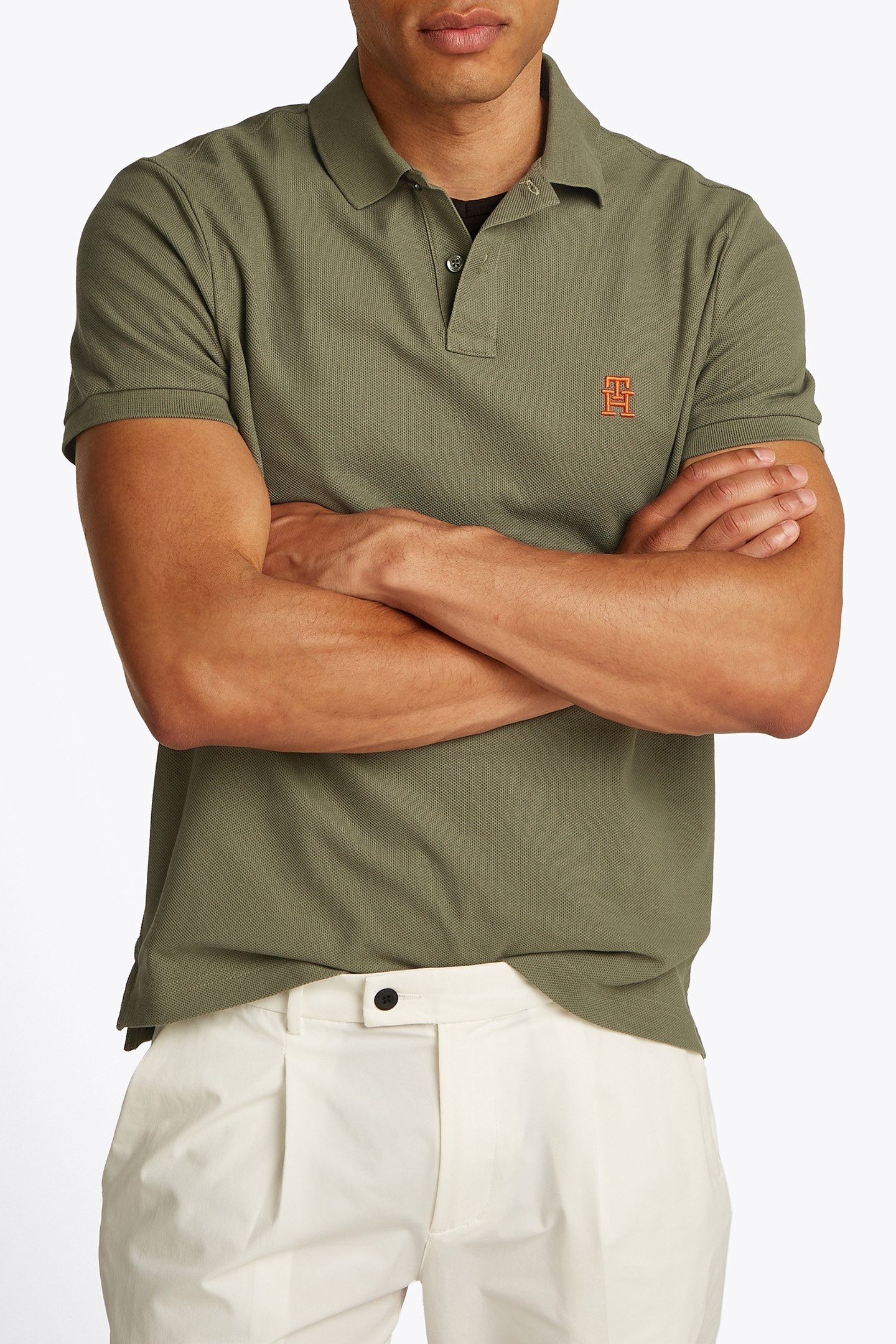 IMD REG NORMAL FIT POLO SHIRT BATTLE GREEN 1