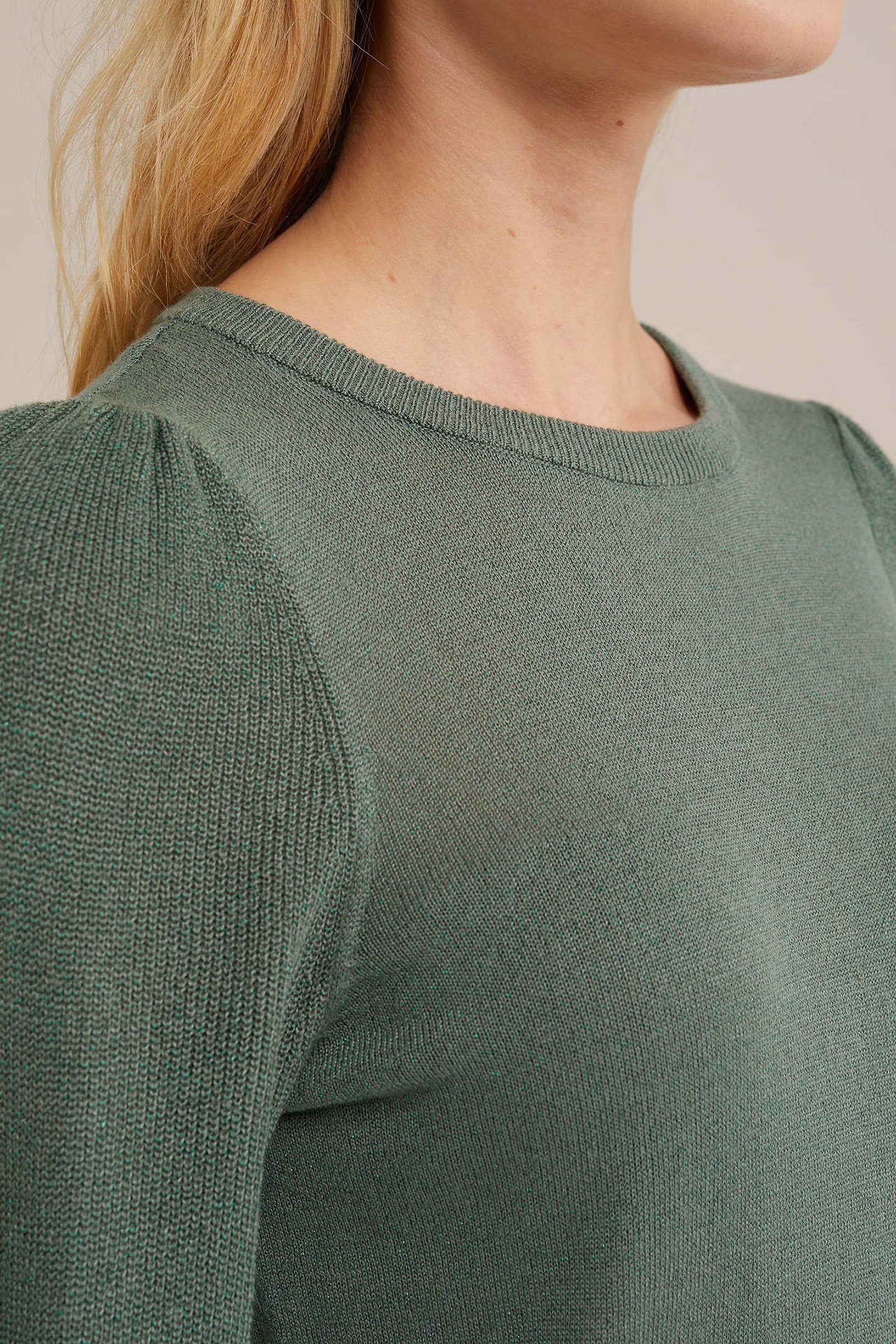 KNITTED PULLOVER GREEN 5