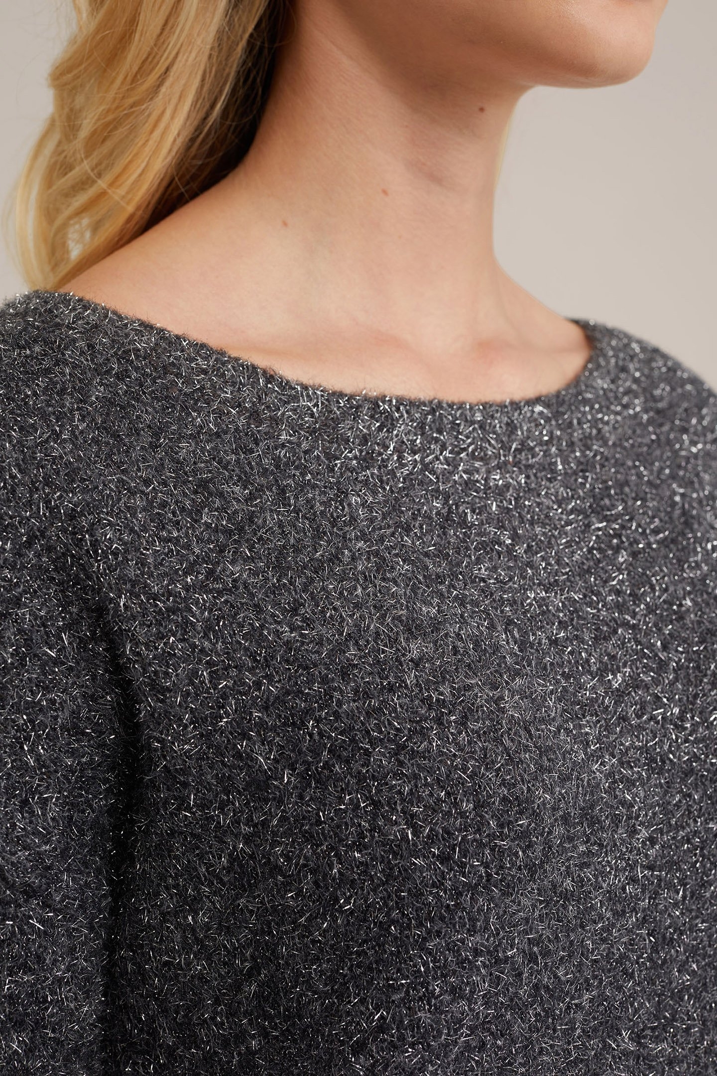 KNITTED PULLOVER SILVER 5