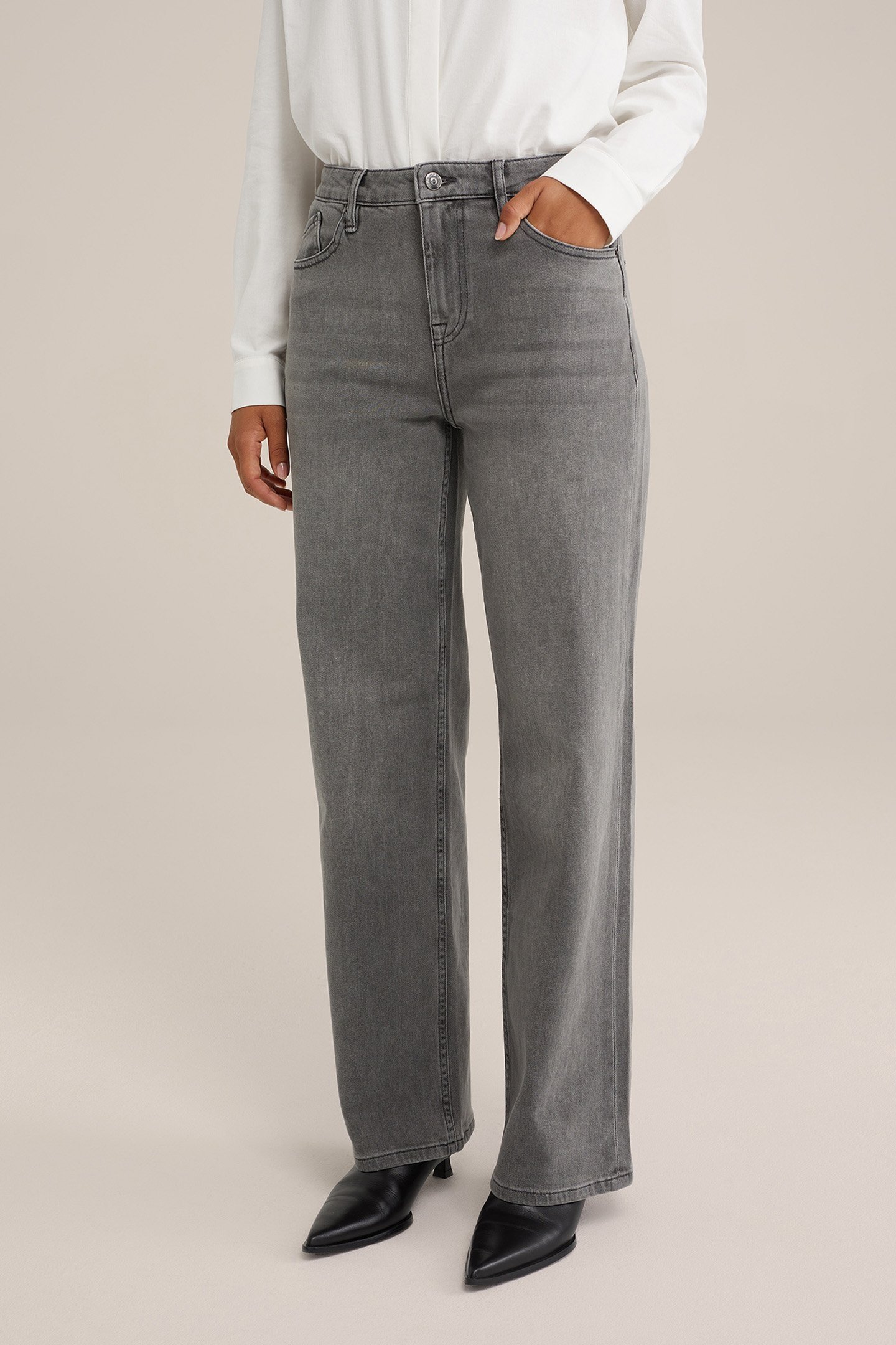 5-POCKET HIGH WAIST GREY 1
