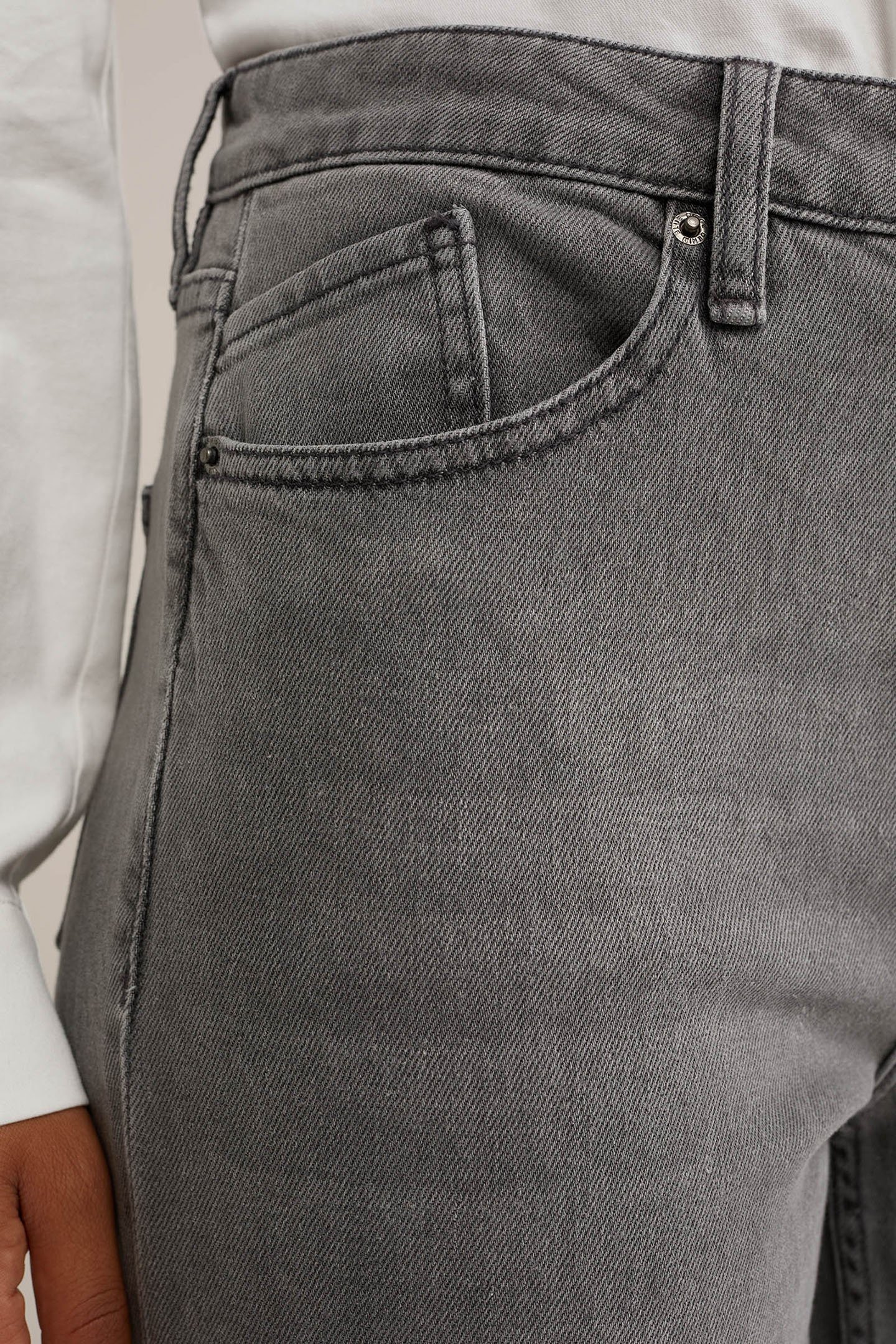 5-POCKET HIGH WAIST GREY 5