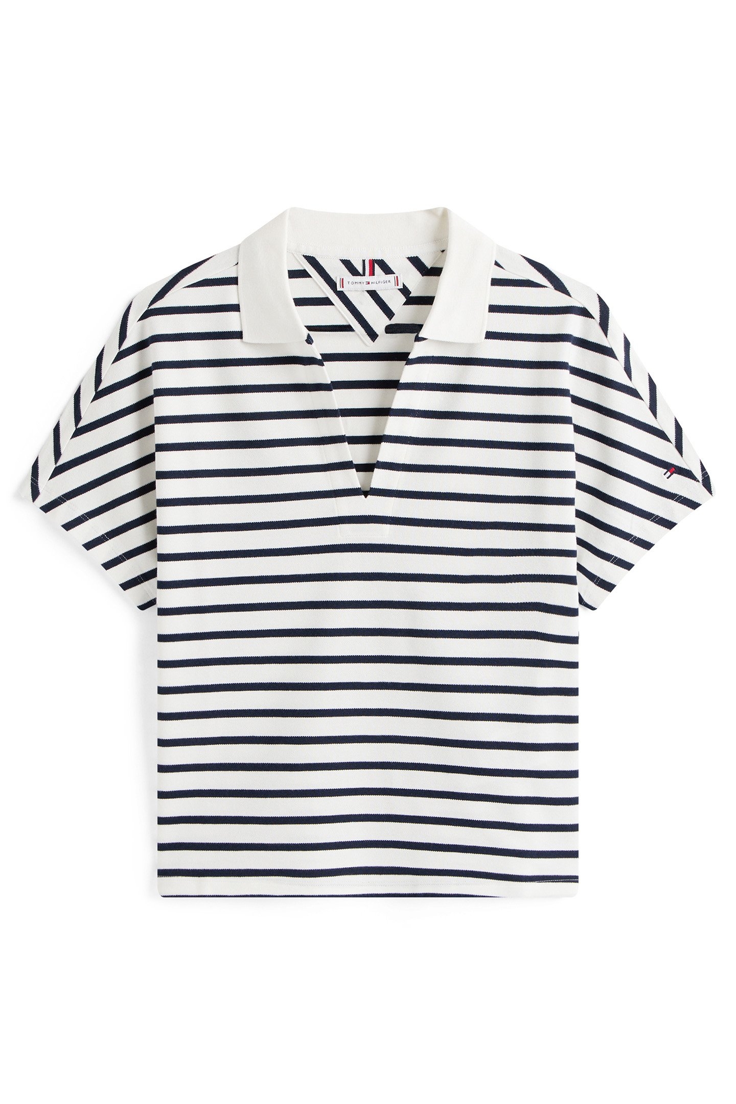 LYOCELL TIPPING POLO DAMES FIT NAVY 4