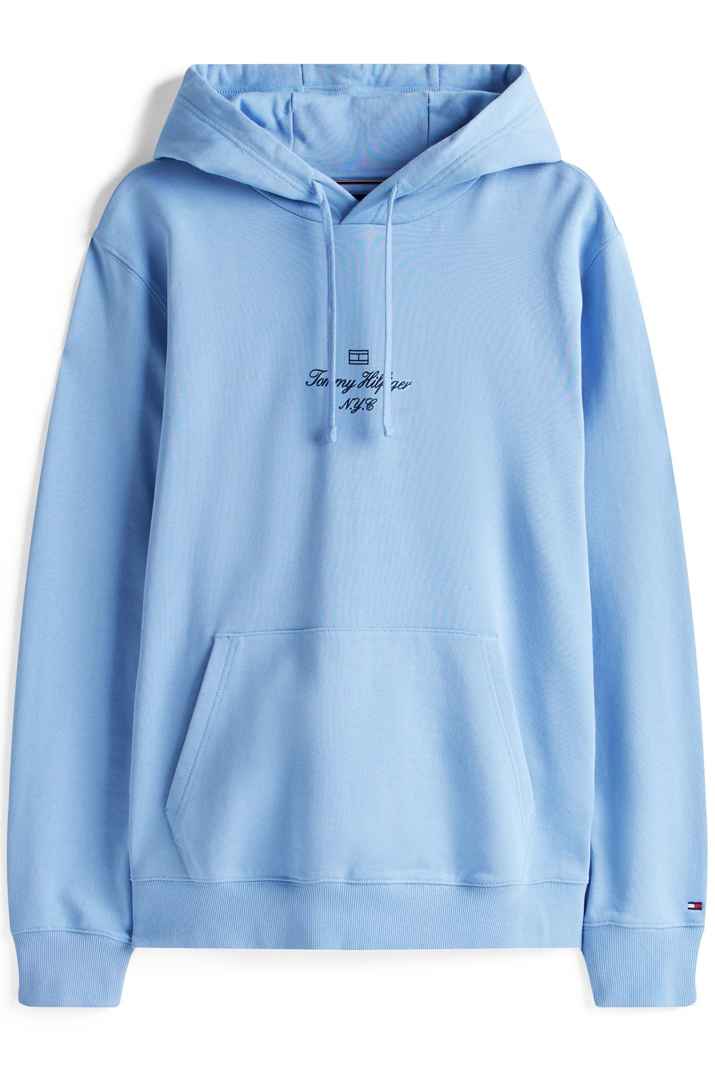 OUTLINE FLAG SCRIPT MEDIUM FIT HOODIE CLOUDY BLUE 4
