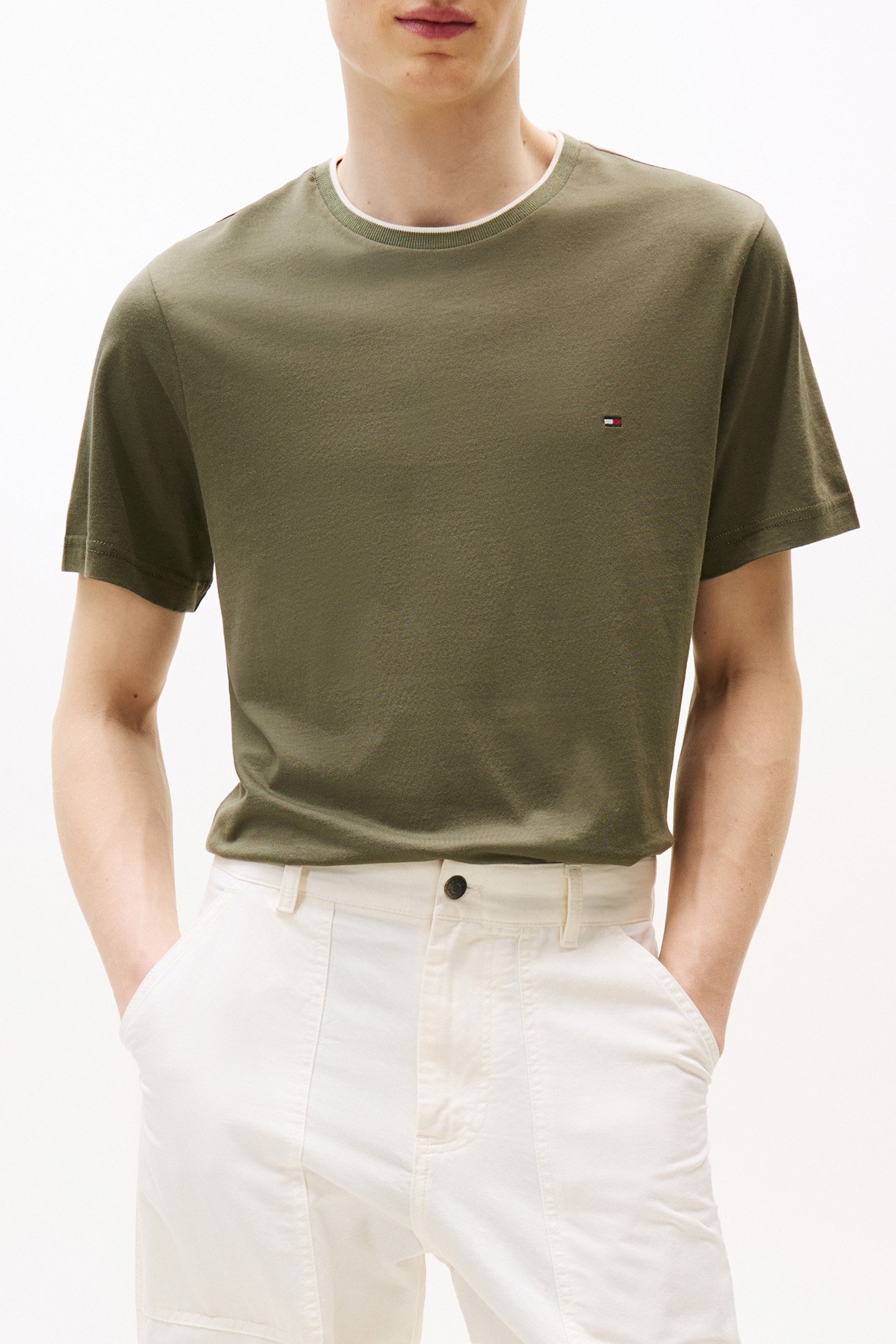 T-SHIRT - REGULAR FIT SHORT SLEEVE - BATTLE GREEN 1