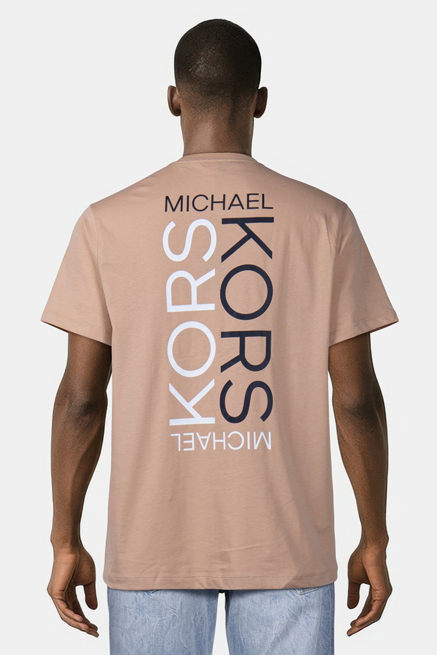 SHORT SLEEVE LOGO T-SHIRT IN BUFF 2