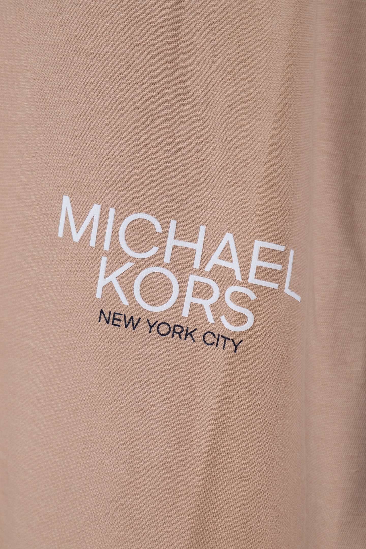 SHORT SLEEVE LOGO T-SHIRT IN BUFF 4