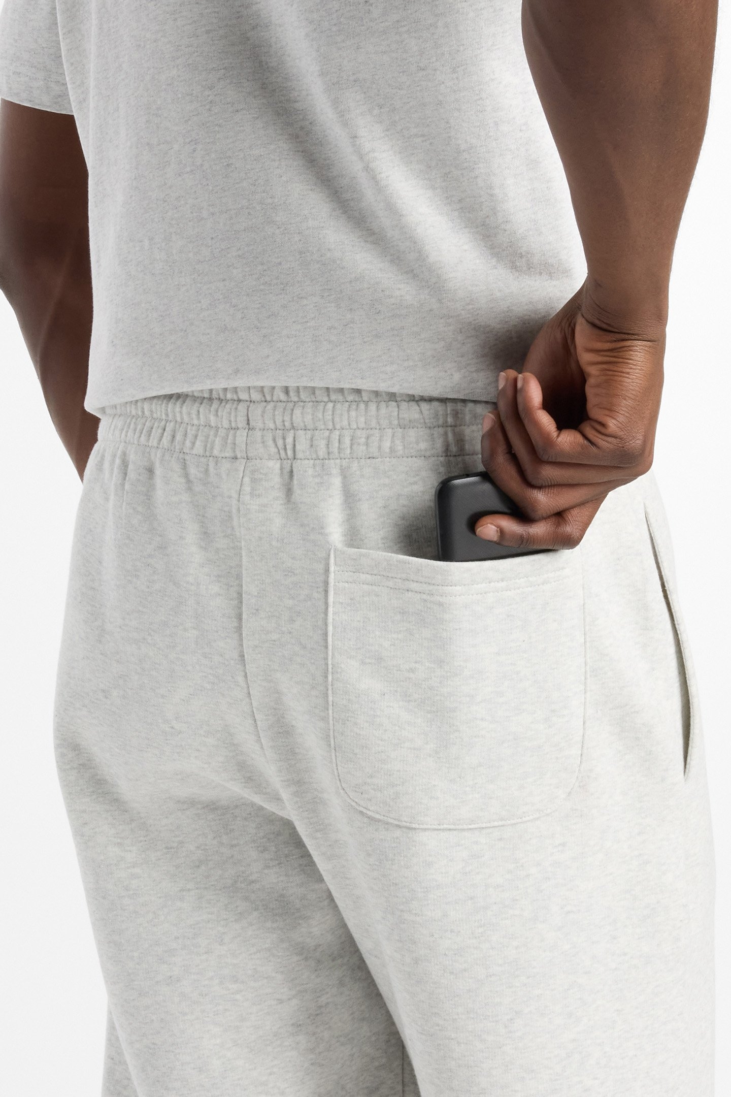 STRAIGHT LEG SWEATPANTS IN GREY 7