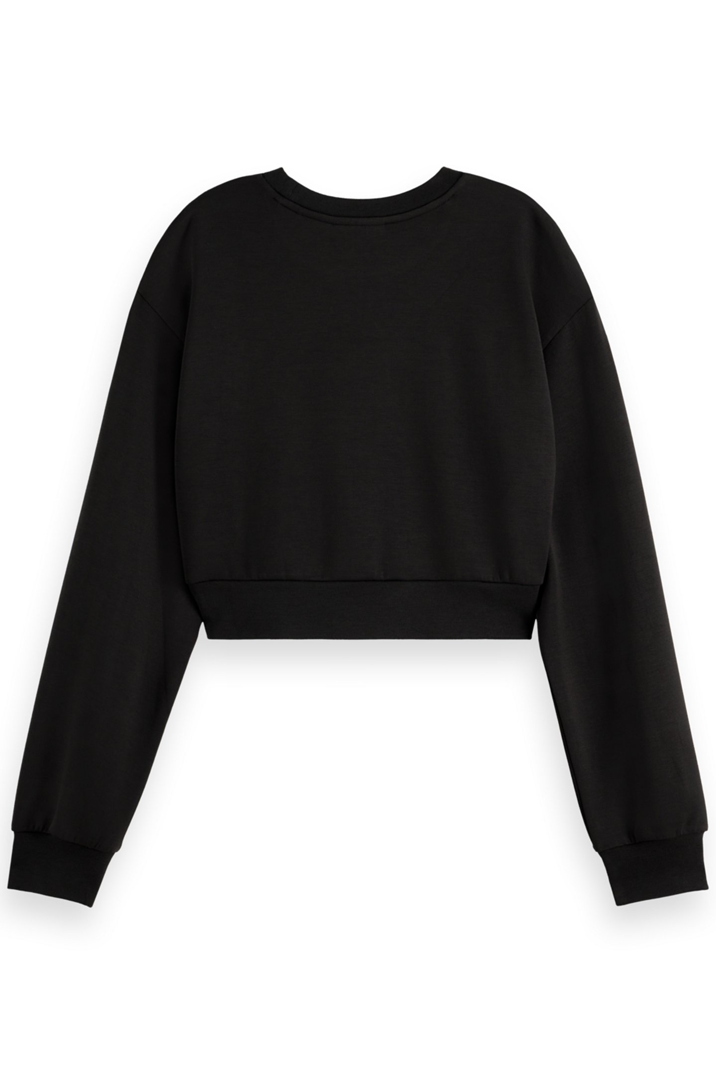 CHEST ARTWORK MODAL SWEATSHIRT WITH TWIST DETAIL EVENING BLA 5
