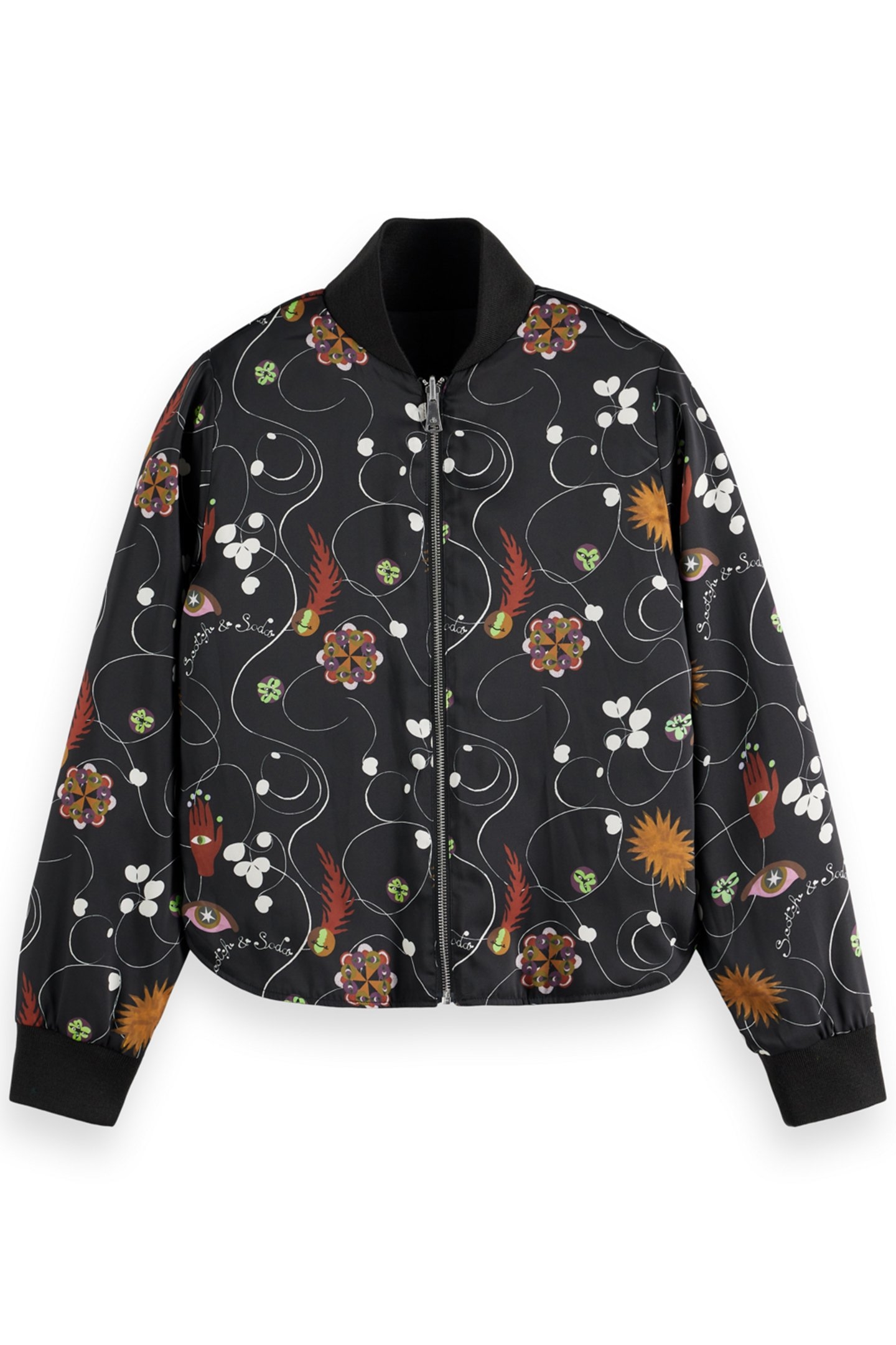 ELEVATED REVERSIBLE BOMBER EVENING BLACK 7