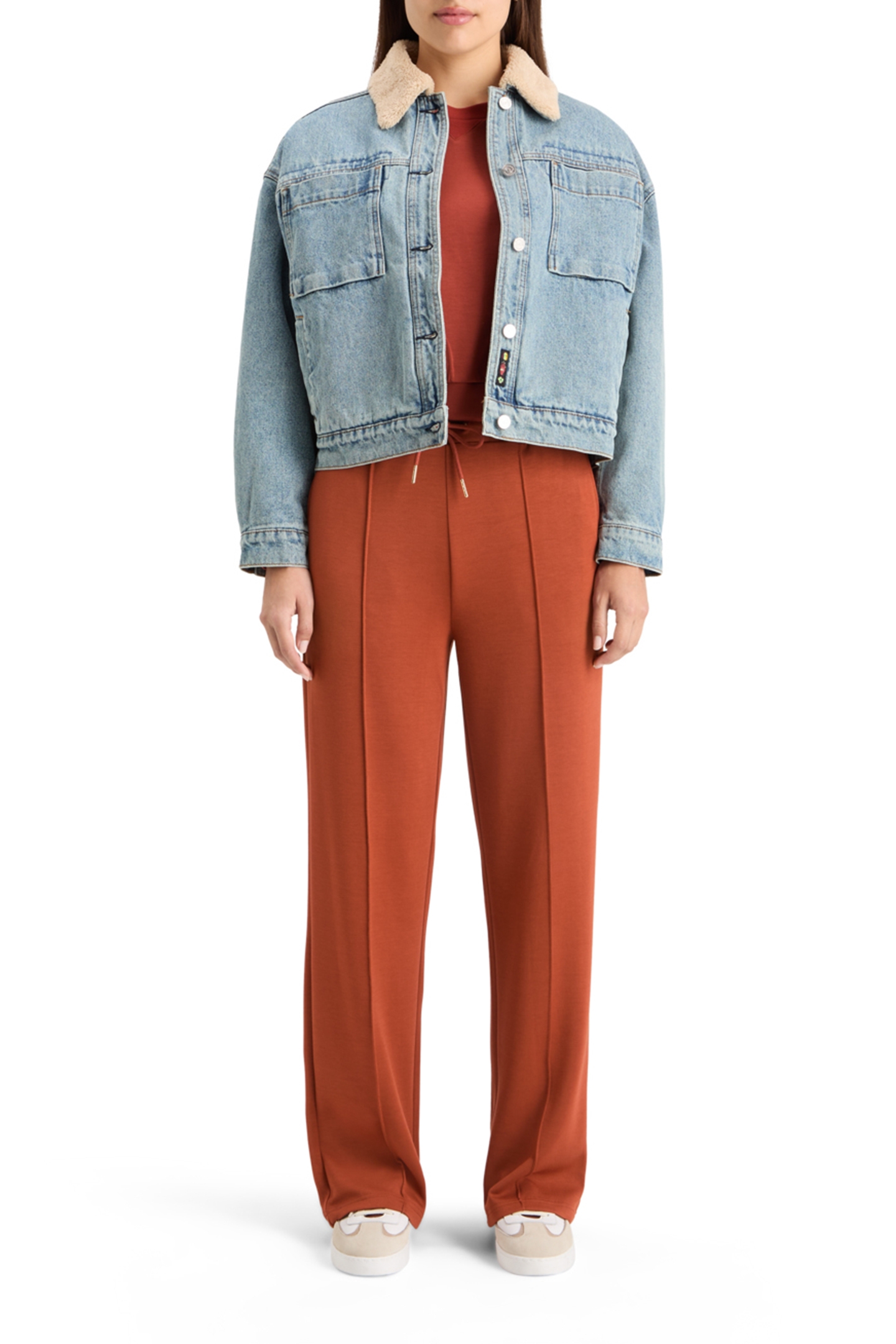 MODAL SWEATSHIRT RUST 8