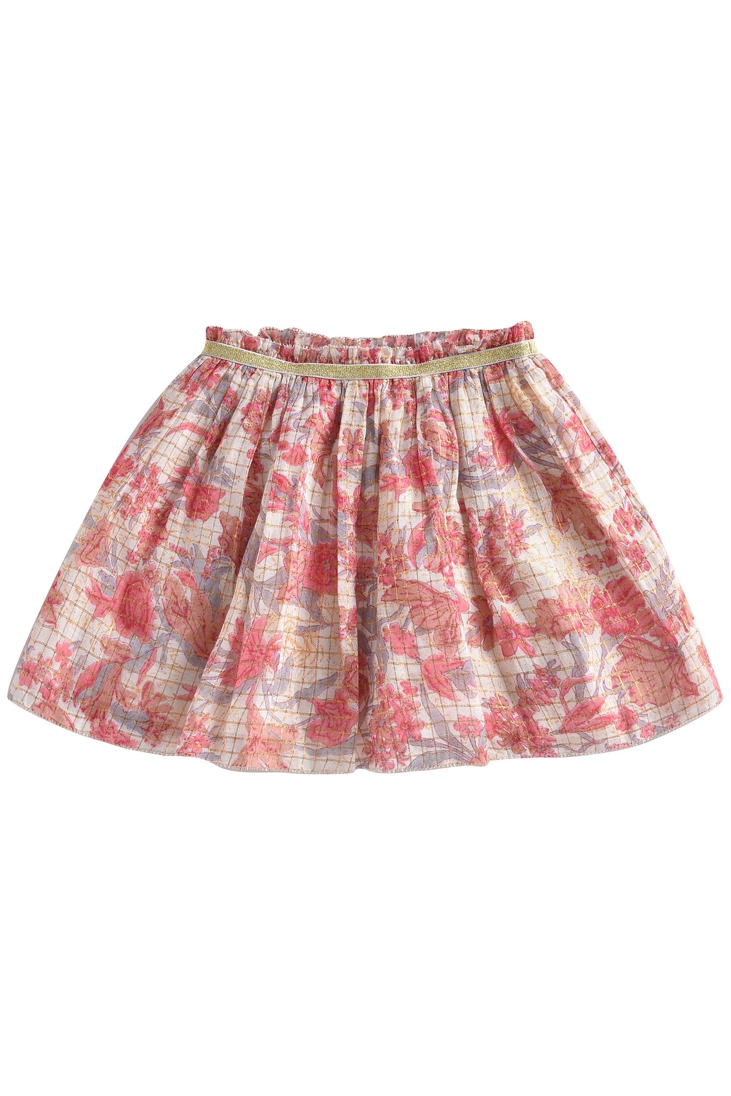 SKIRT SALINA PINK FLOWERS 2